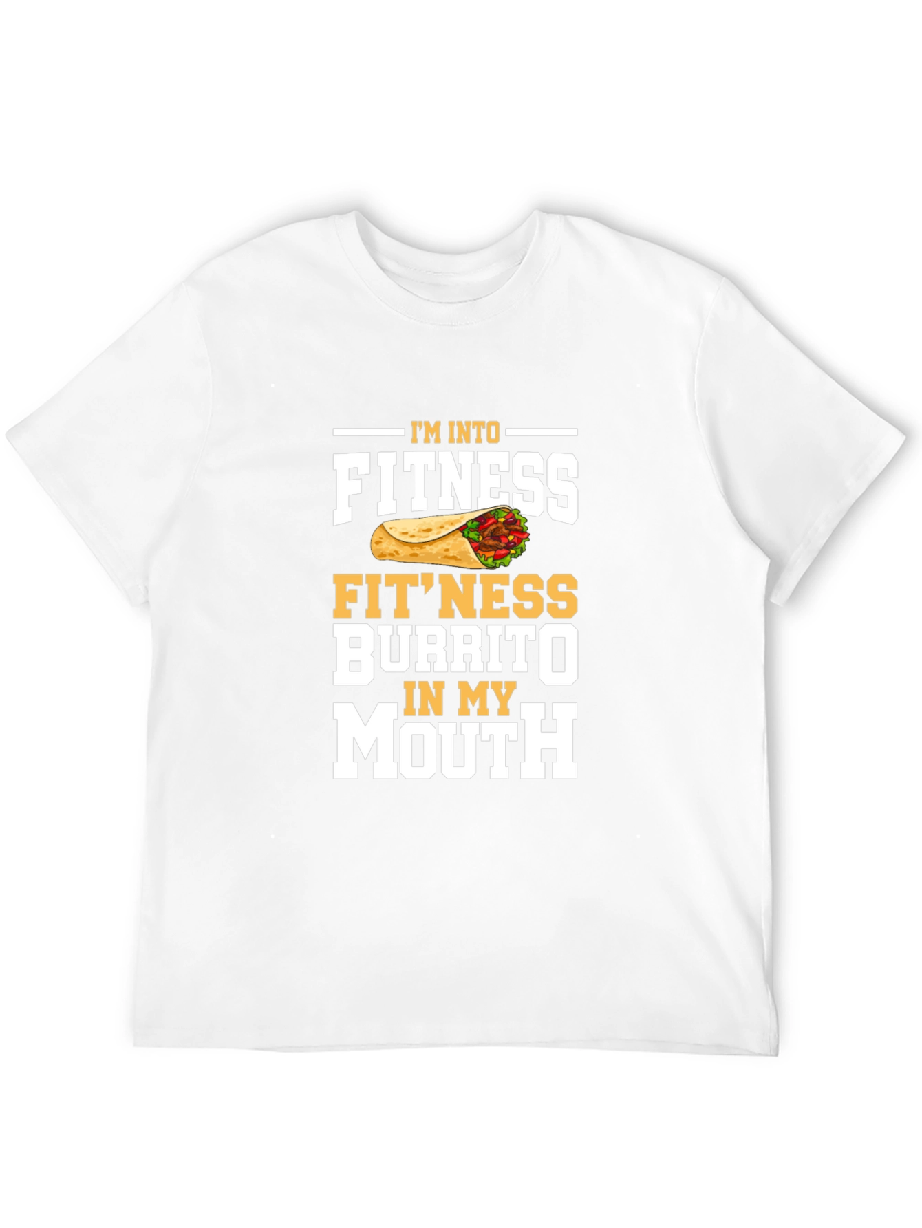 Fitness Burrito T-Shirt - Funny Graphic Tee