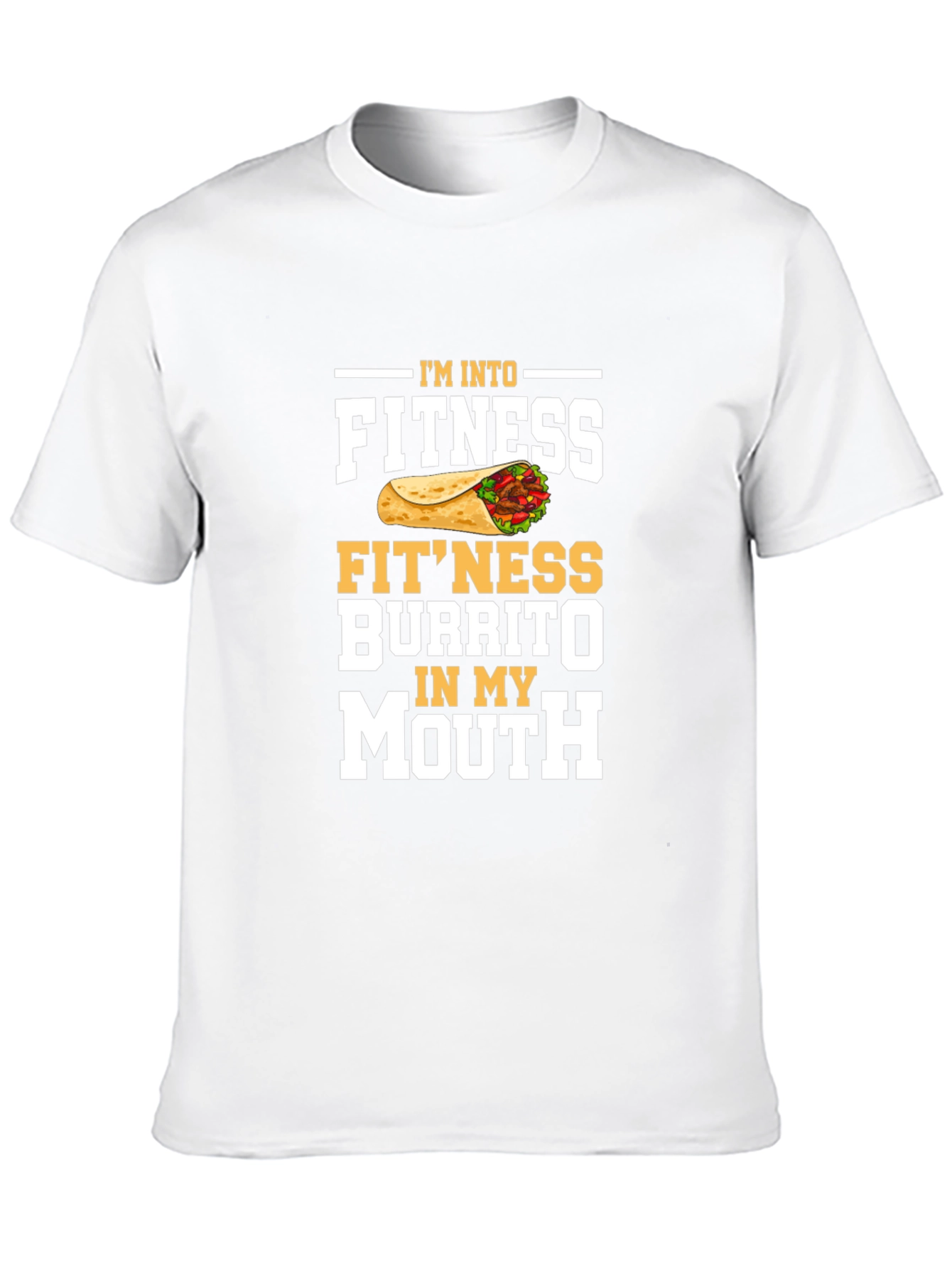 Fitness Burrito T-Shirt - Funny Graphic Tee