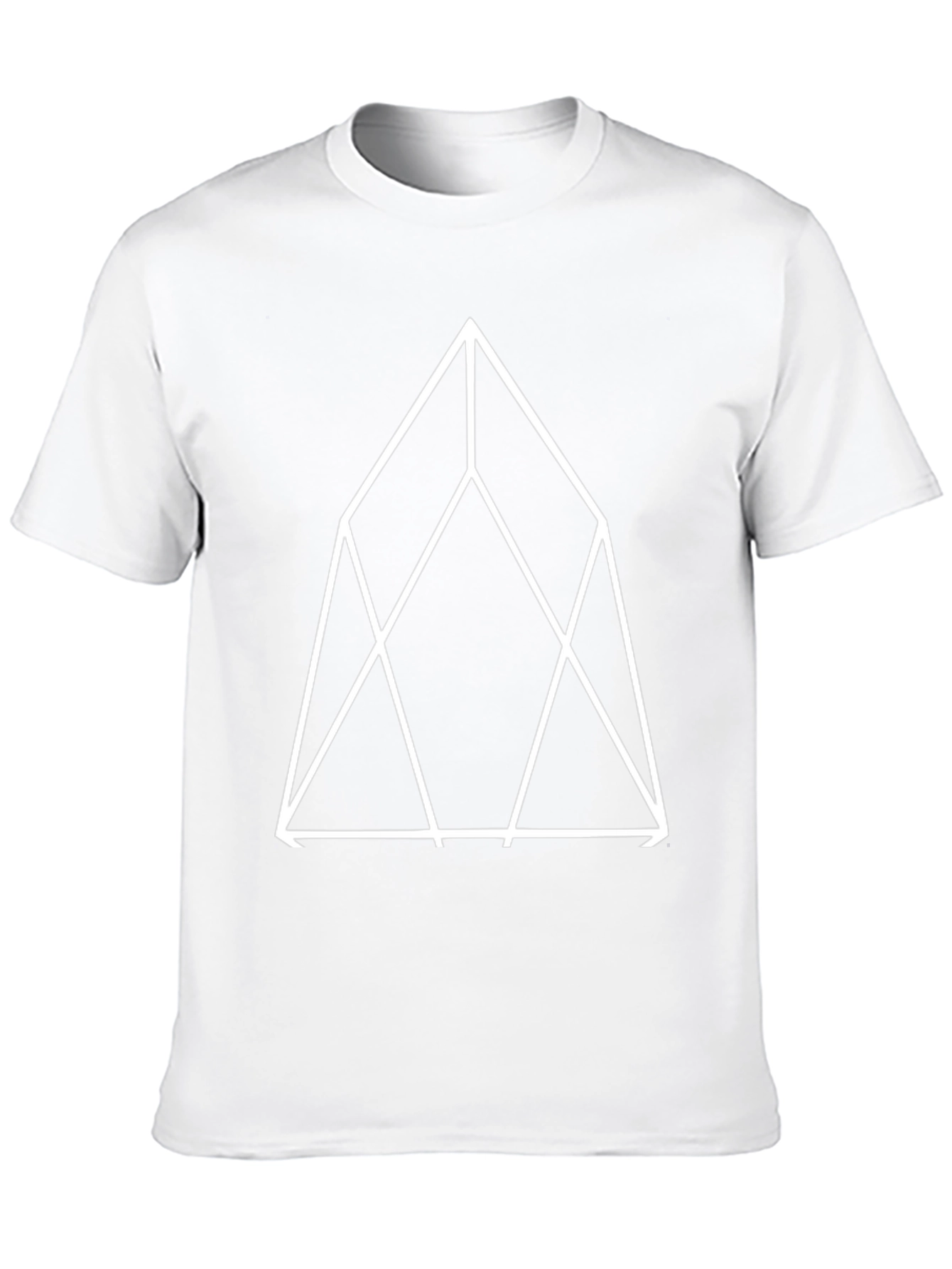 Geometric Graphic Tee - Modern Minimalist Design