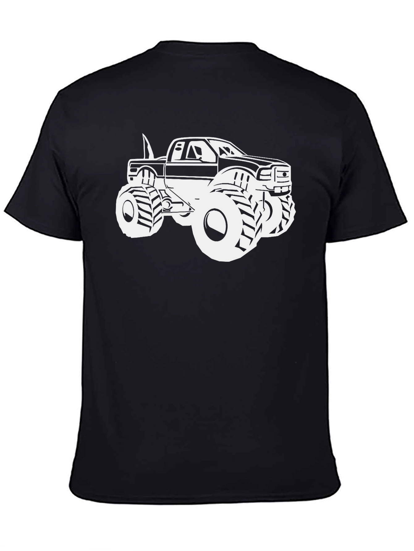 Monster Truck Graphic T-Shirt - Black