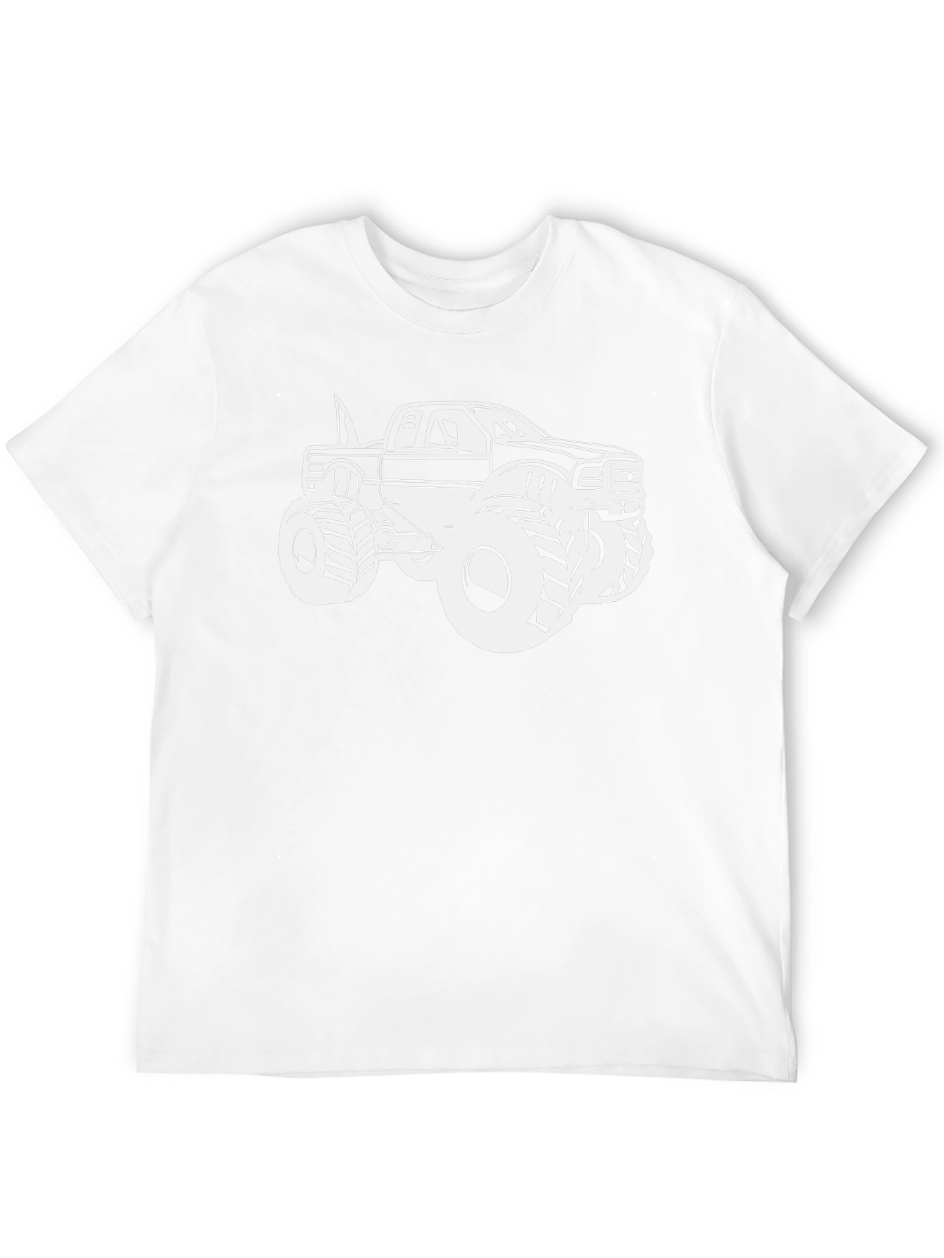 Monster Truck Graphic T-Shirt - Black