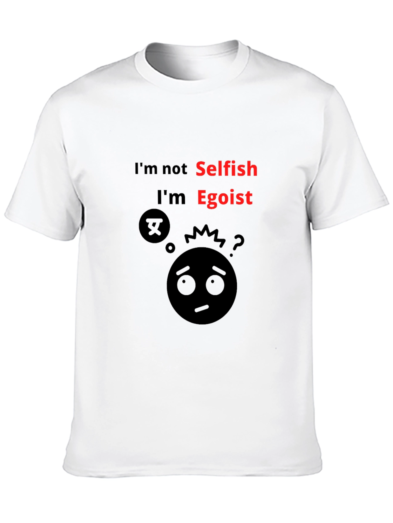 Egoist Graphic Tee - Bold Statement Shirt