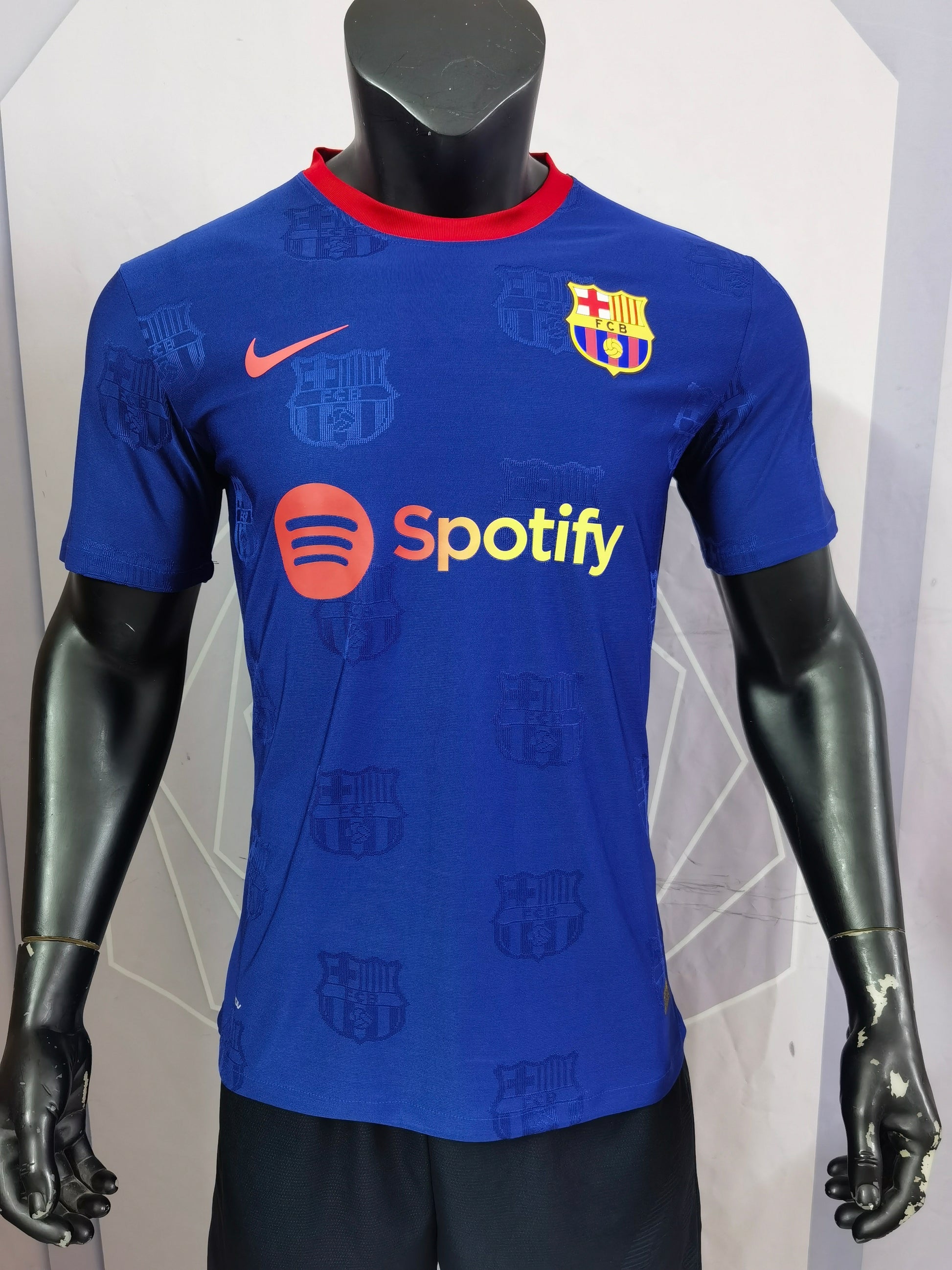 Barcelona Blue Special Edition Custom Edition Soccer Jersey