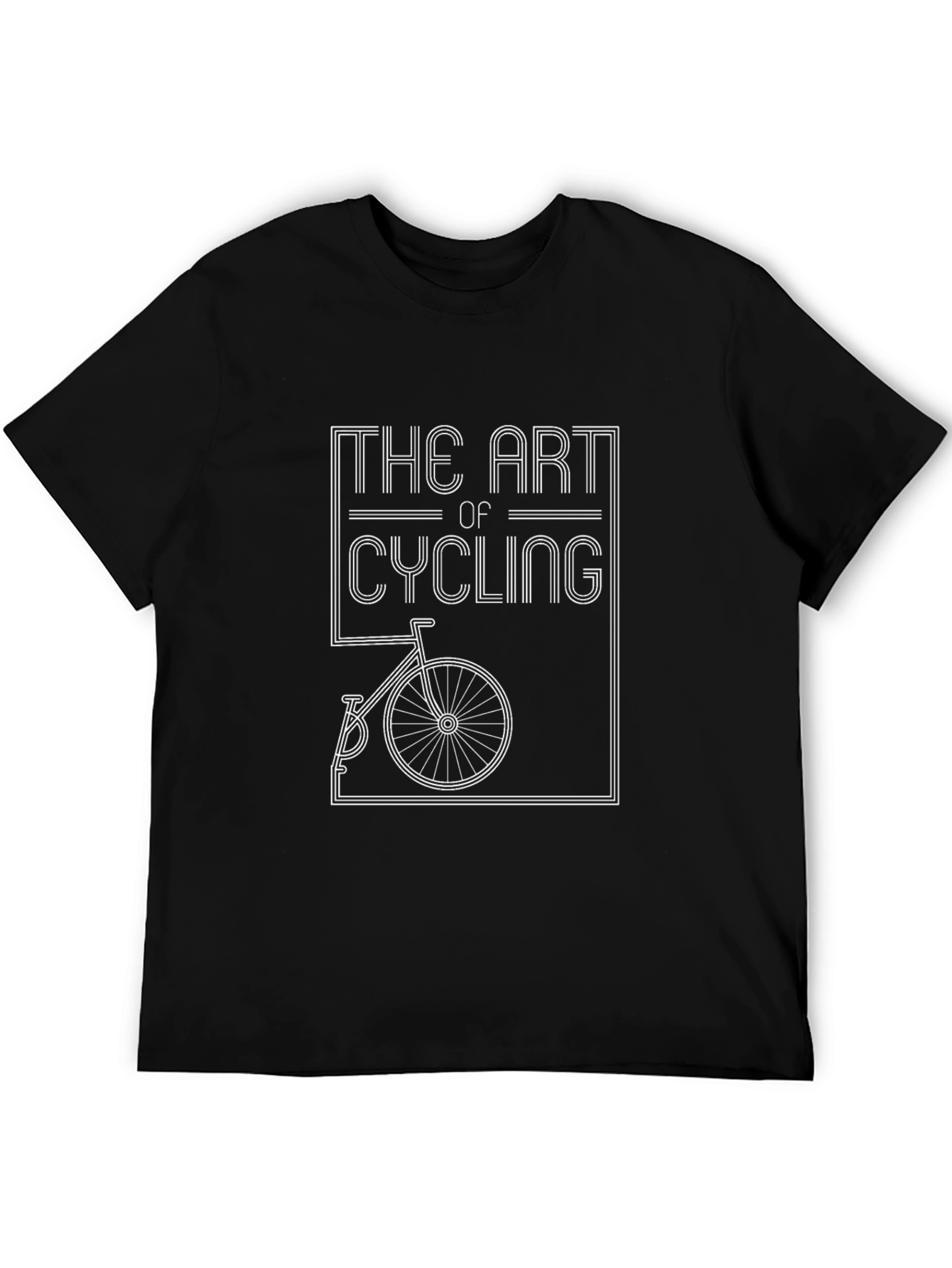 The Art of Cycling Graphic T-Shirt - Black