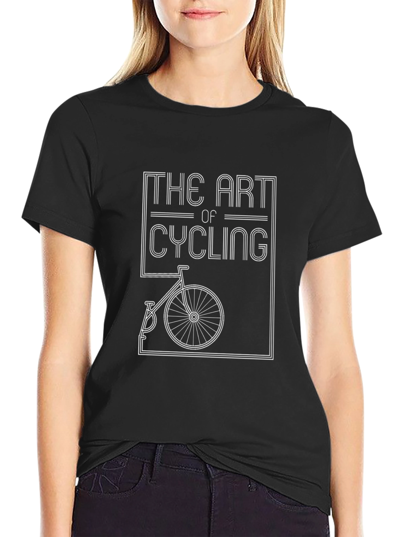 The Art of Cycling Graphic T-Shirt - Black