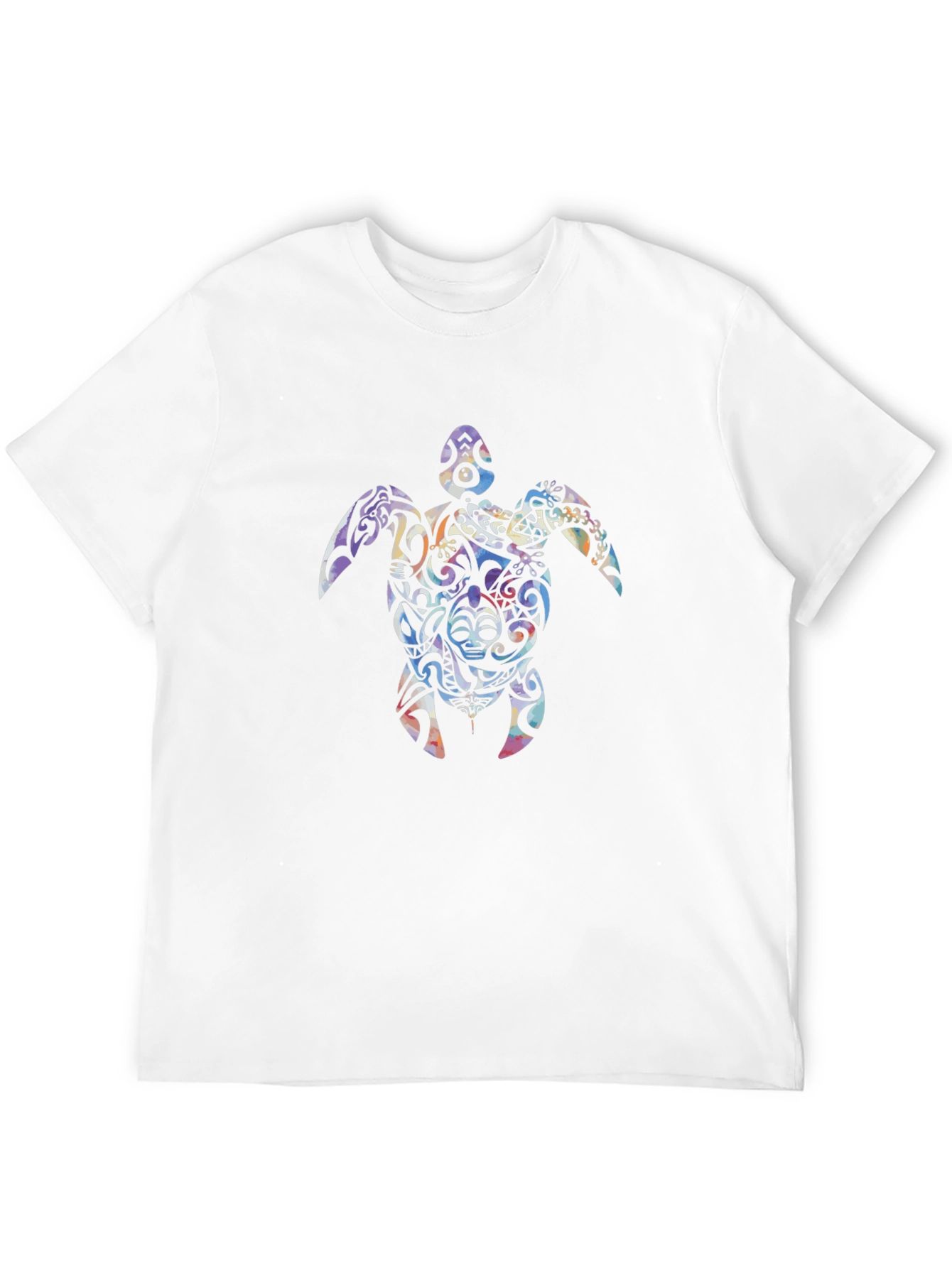 Tribal Turtle Graphic Tee - Black
