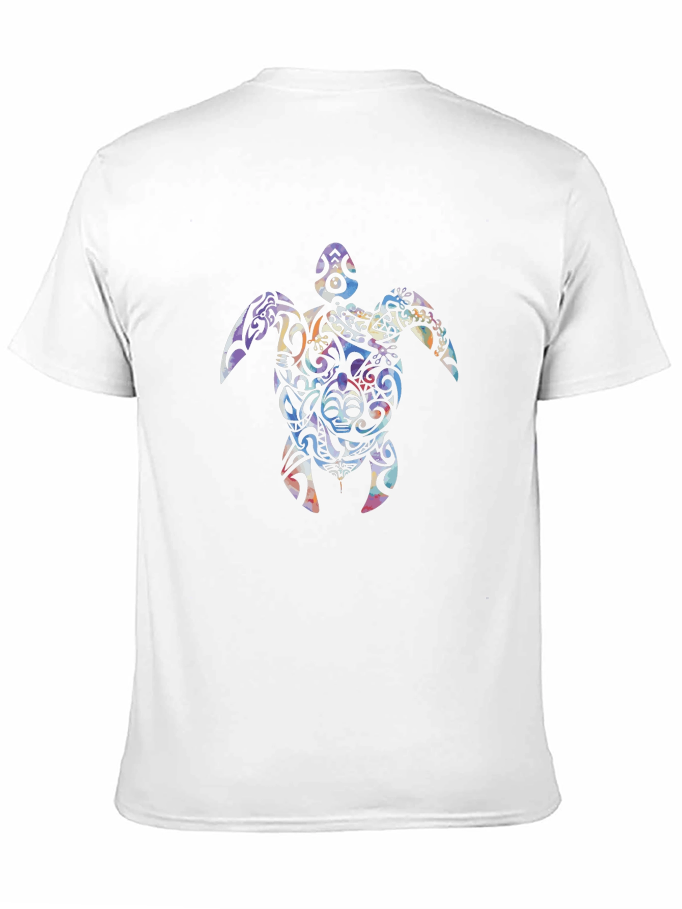 Tribal Turtle Graphic Tee - Black