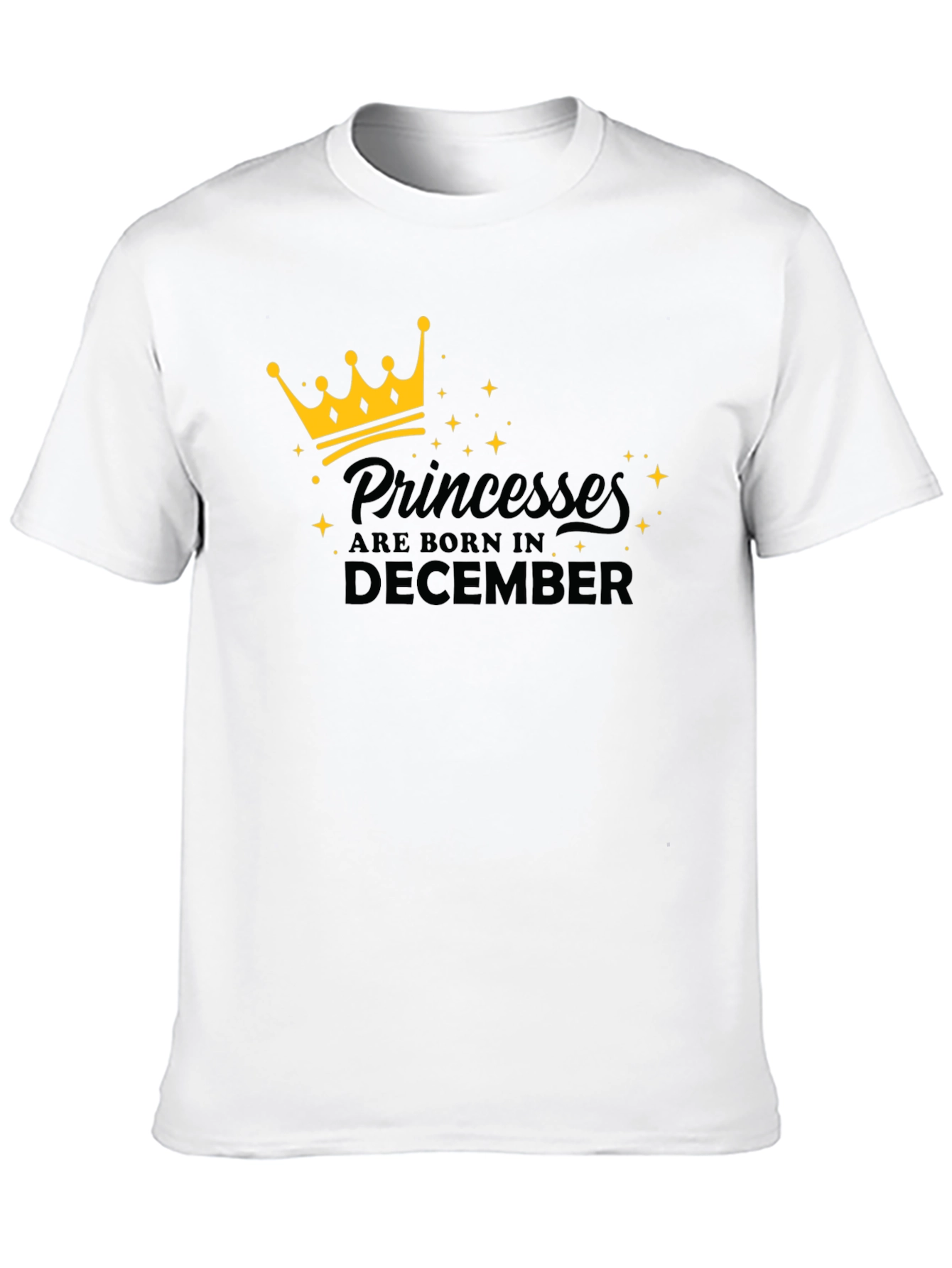 Princesses Are Born In December T-Shirt