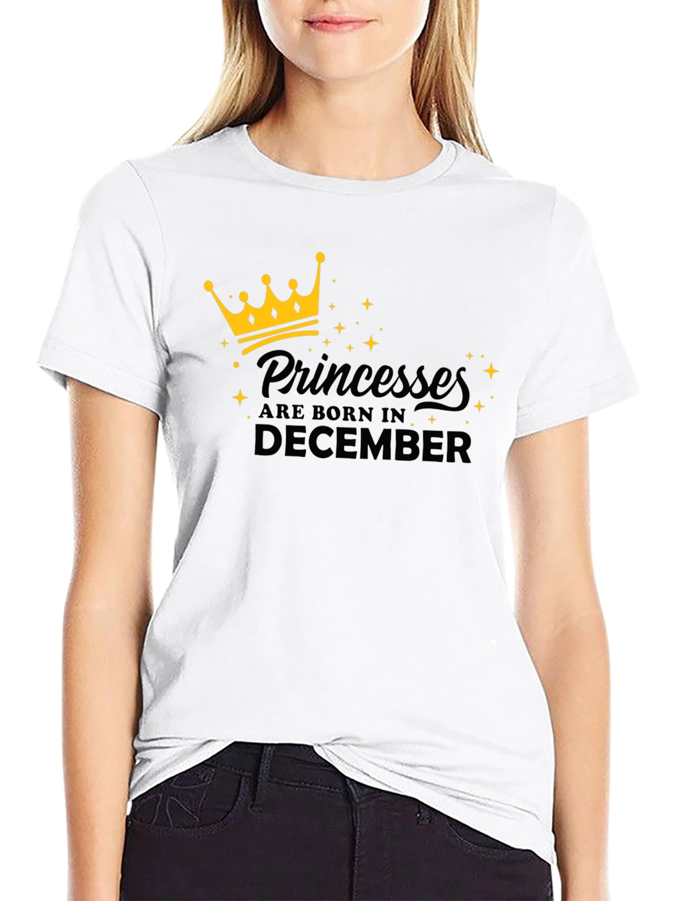 Princesses Are Born In December T-Shirt