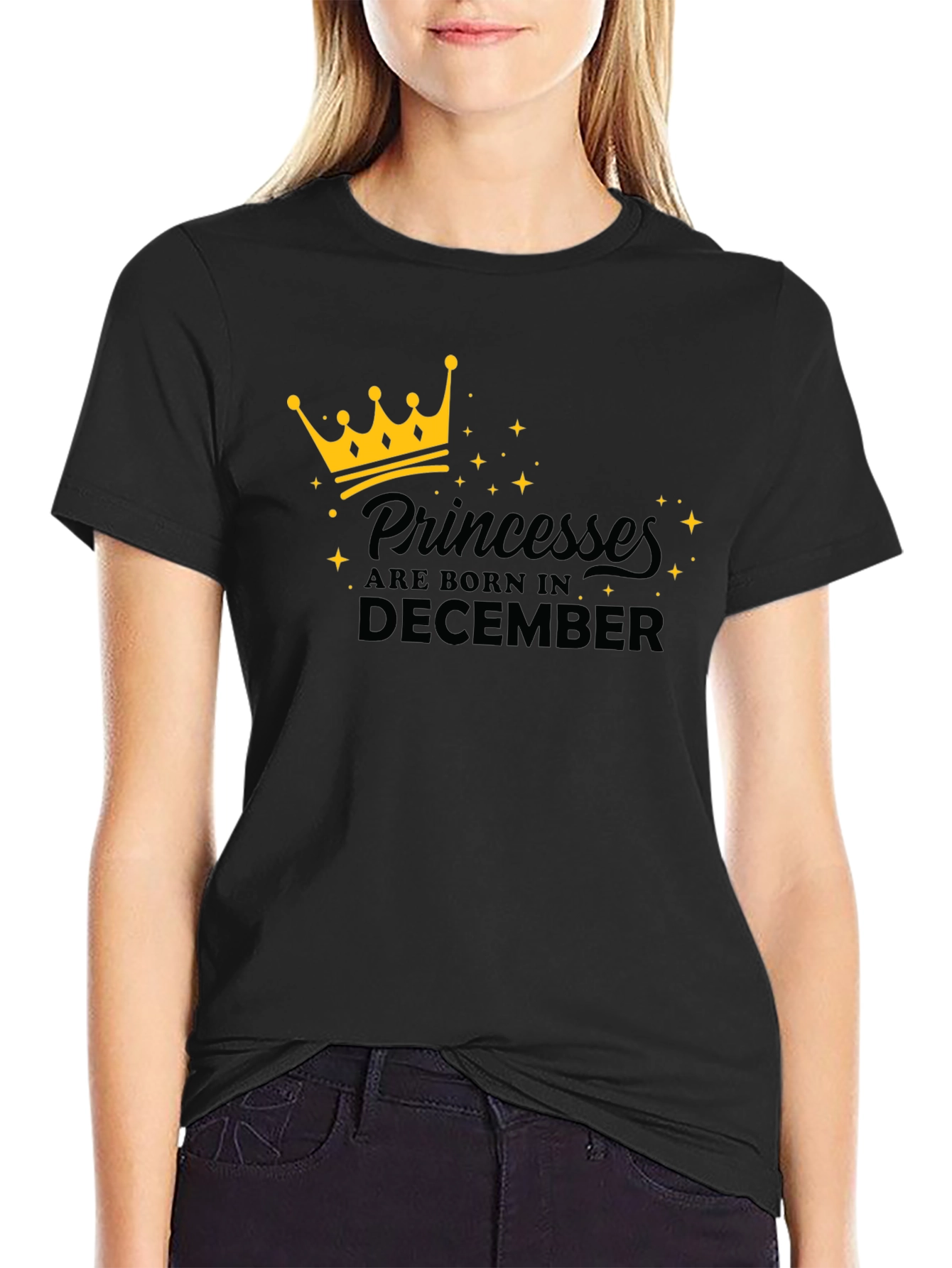 Princesses Are Born In December T-Shirt