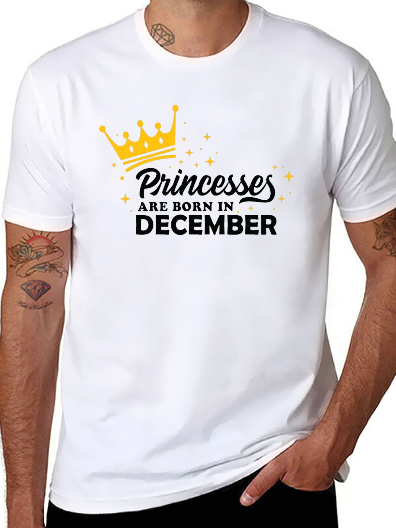 Princesses Are Born In December T-Shirt