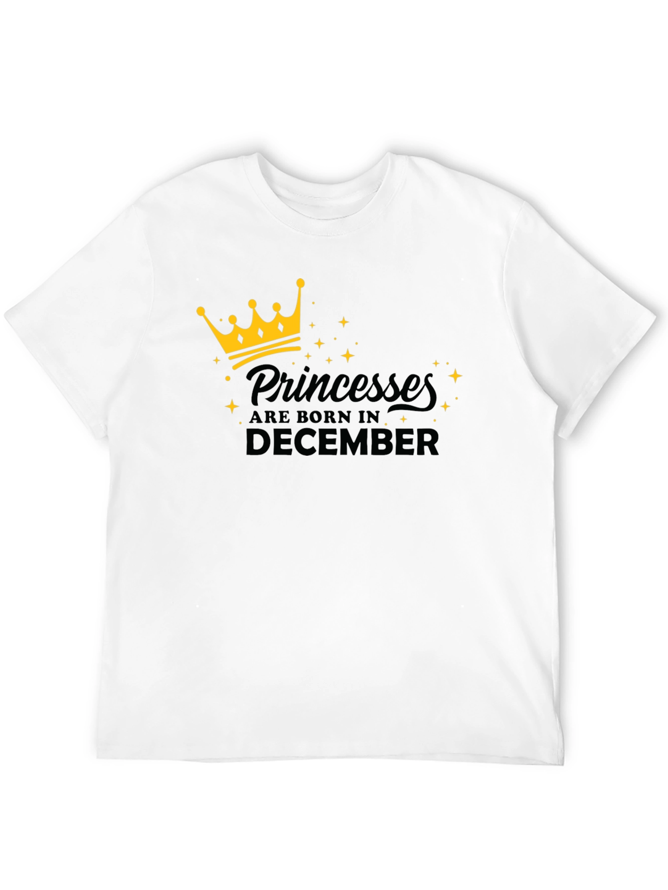 Princesses Are Born In December T-Shirt