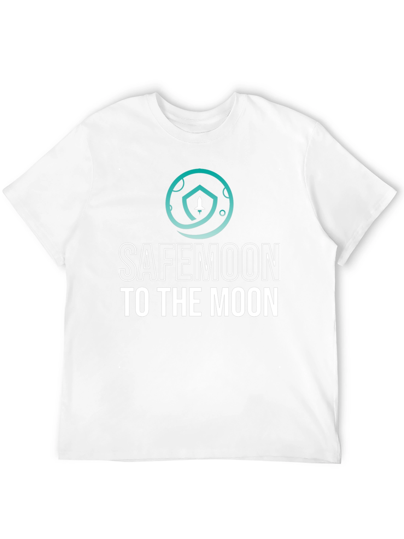 Safemoon To The Moon Black T-Shirt Crypto Rocket