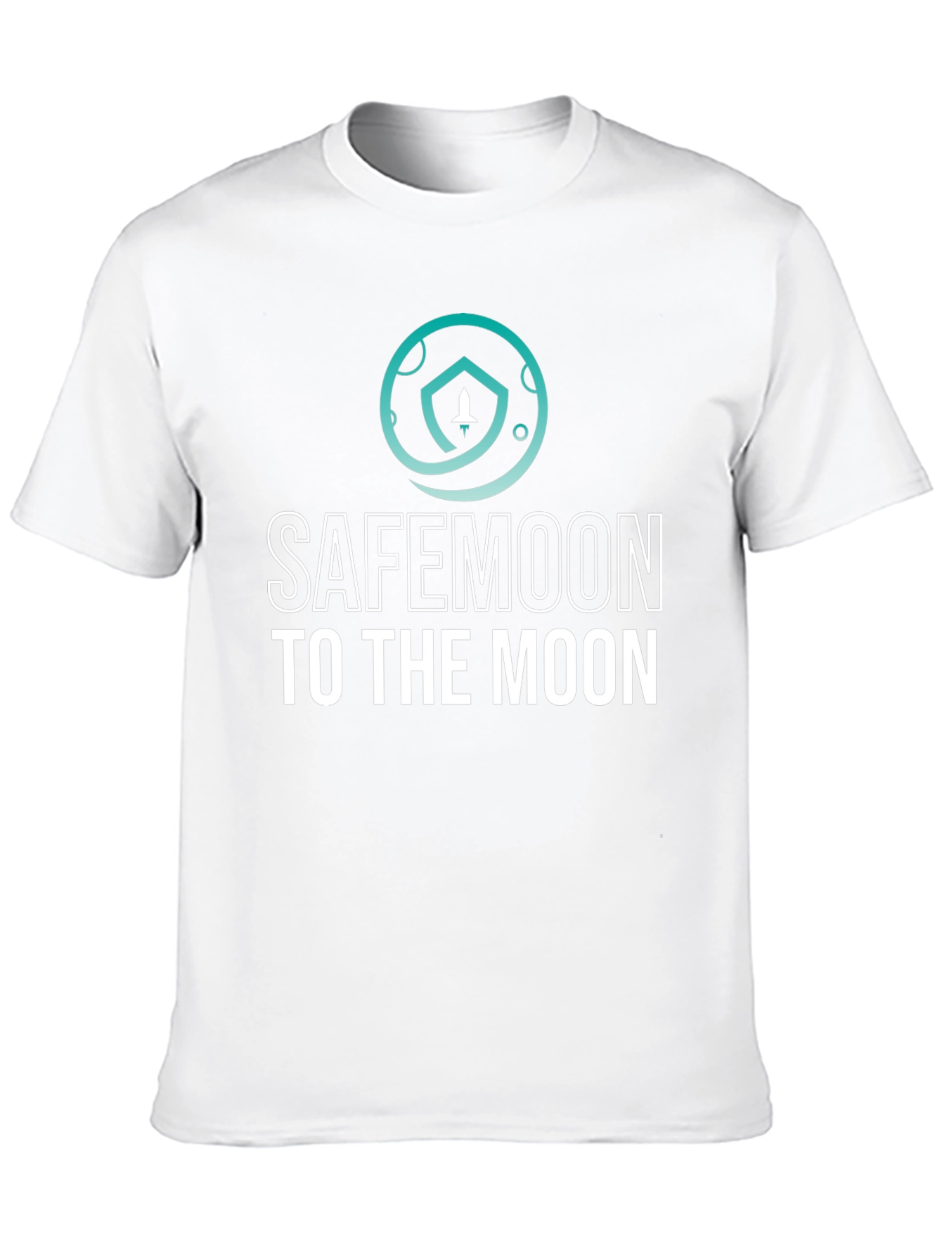 Safemoon To The Moon Black T-Shirt Crypto Rocket