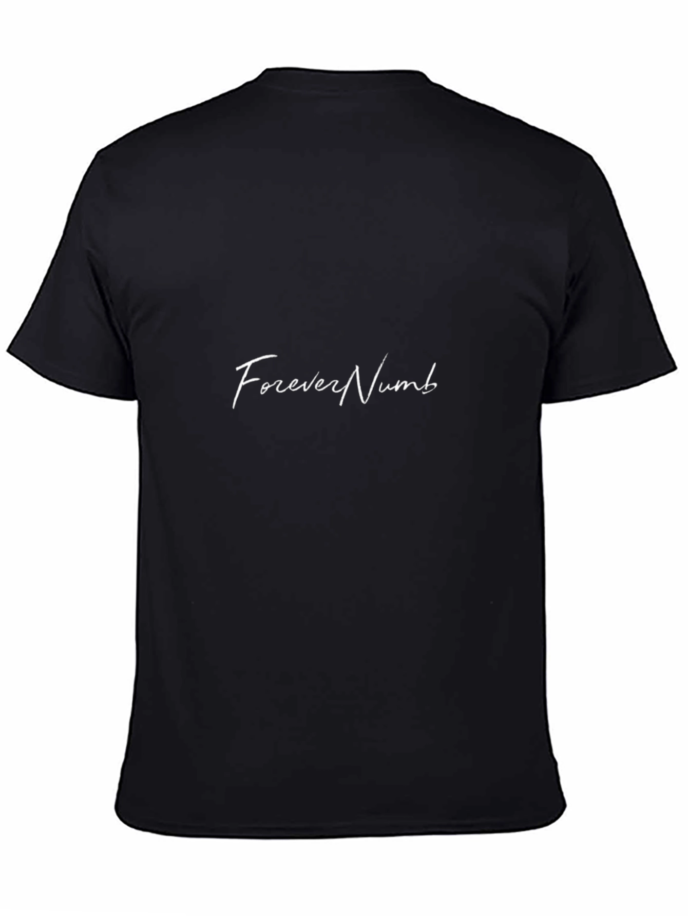 Forever Numb Graphic Print Black T-Shirt