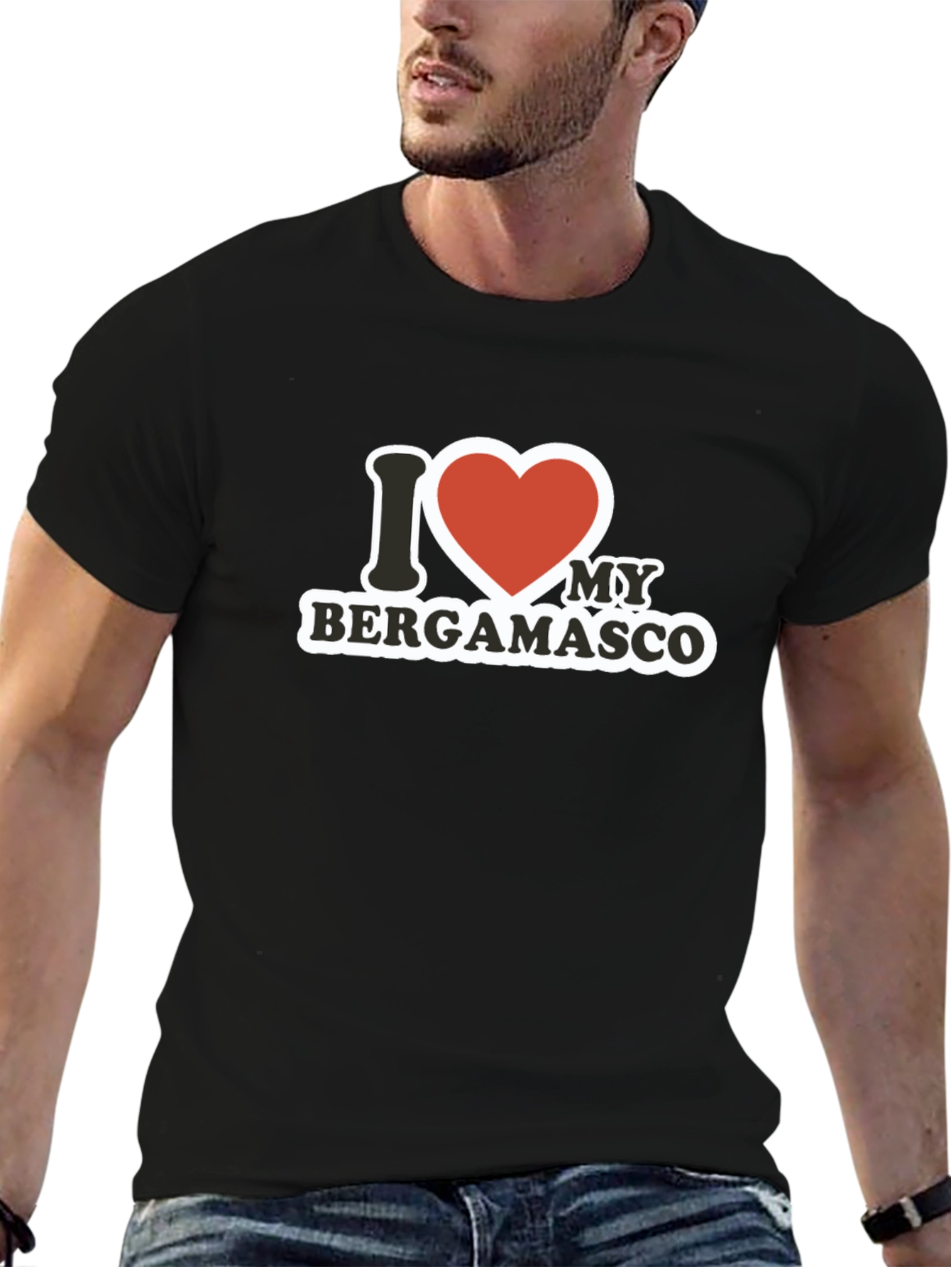 I Heart My Bergamasco Dog T-Shirt