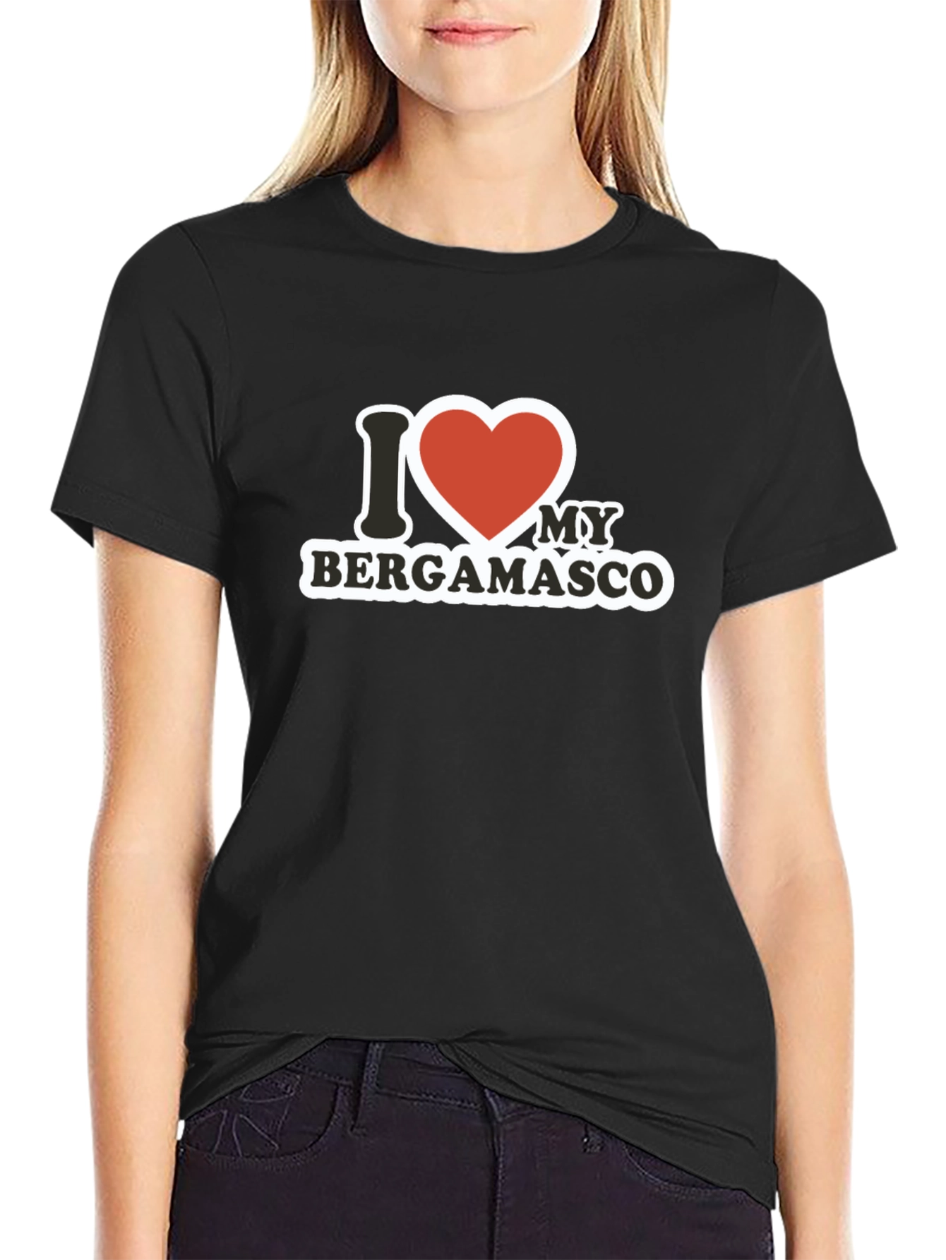 I Heart My Bergamasco Dog T-Shirt