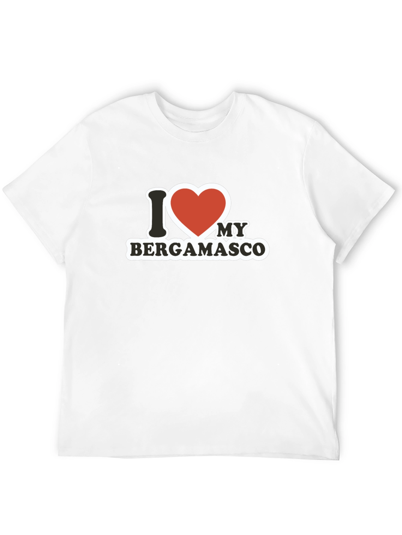 I Heart My Bergamasco Dog T-Shirt