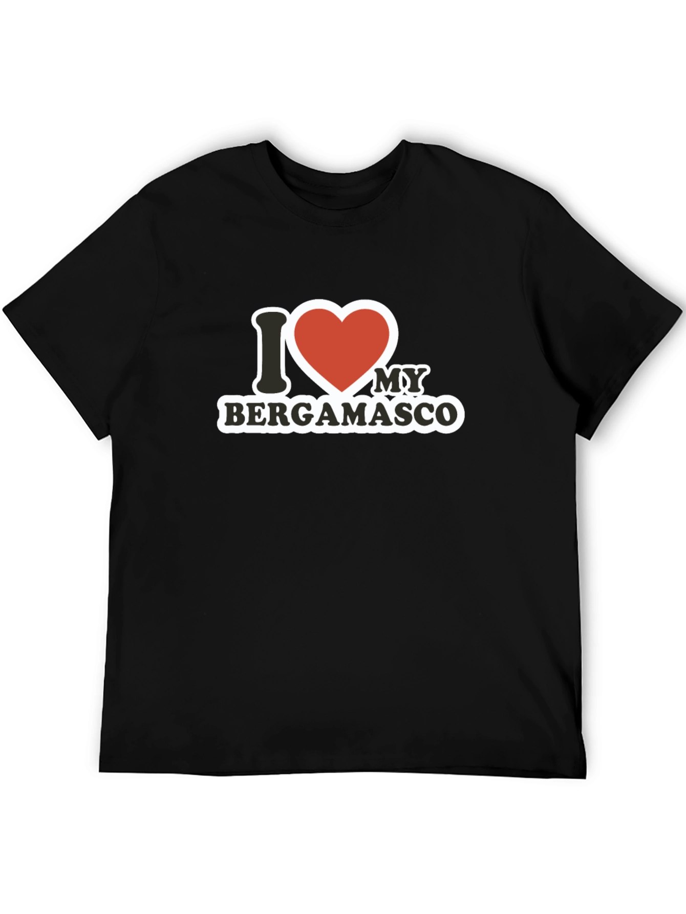 I Heart My Bergamasco Dog T-Shirt
