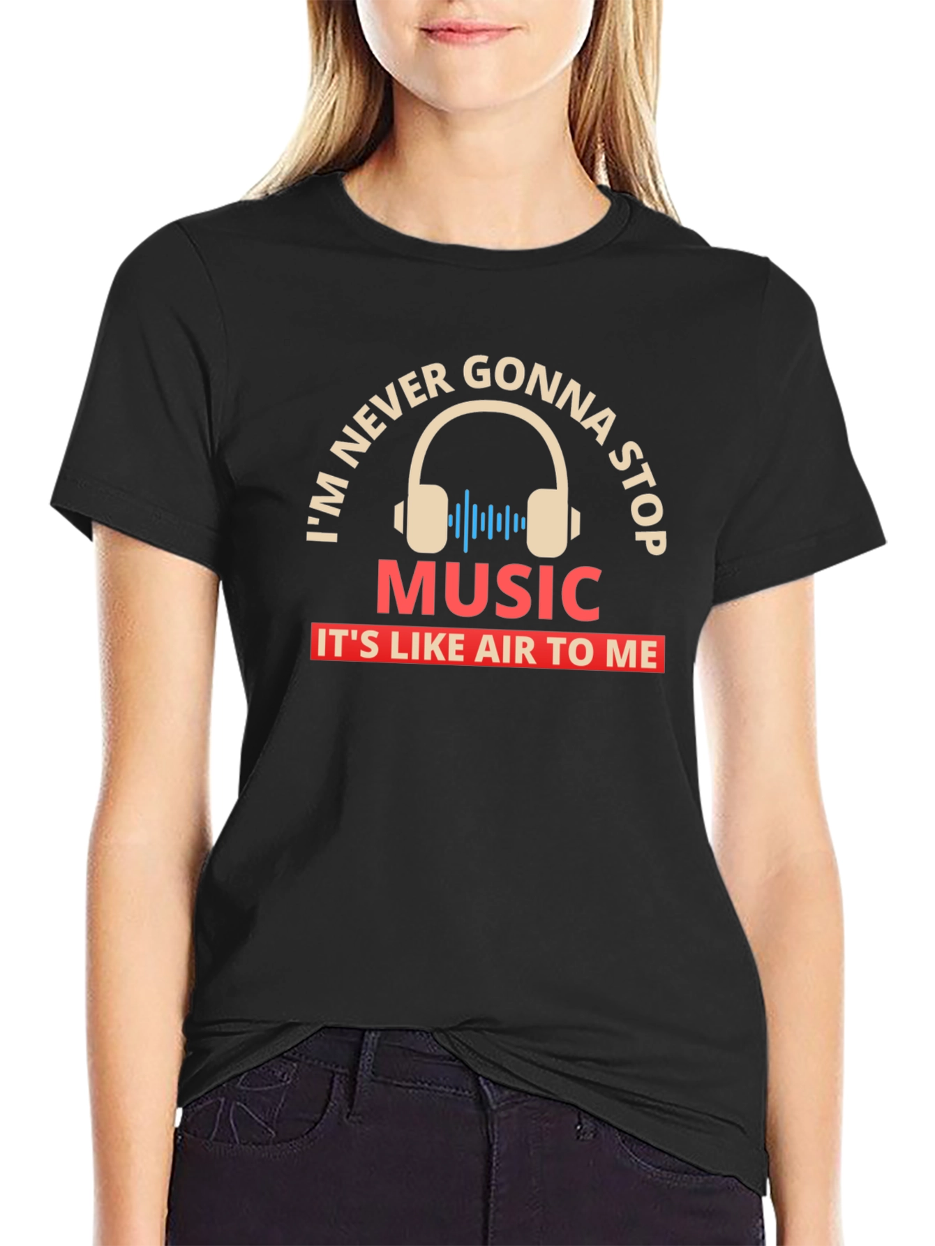 Music Lovers Tee: Never Gonna Stop