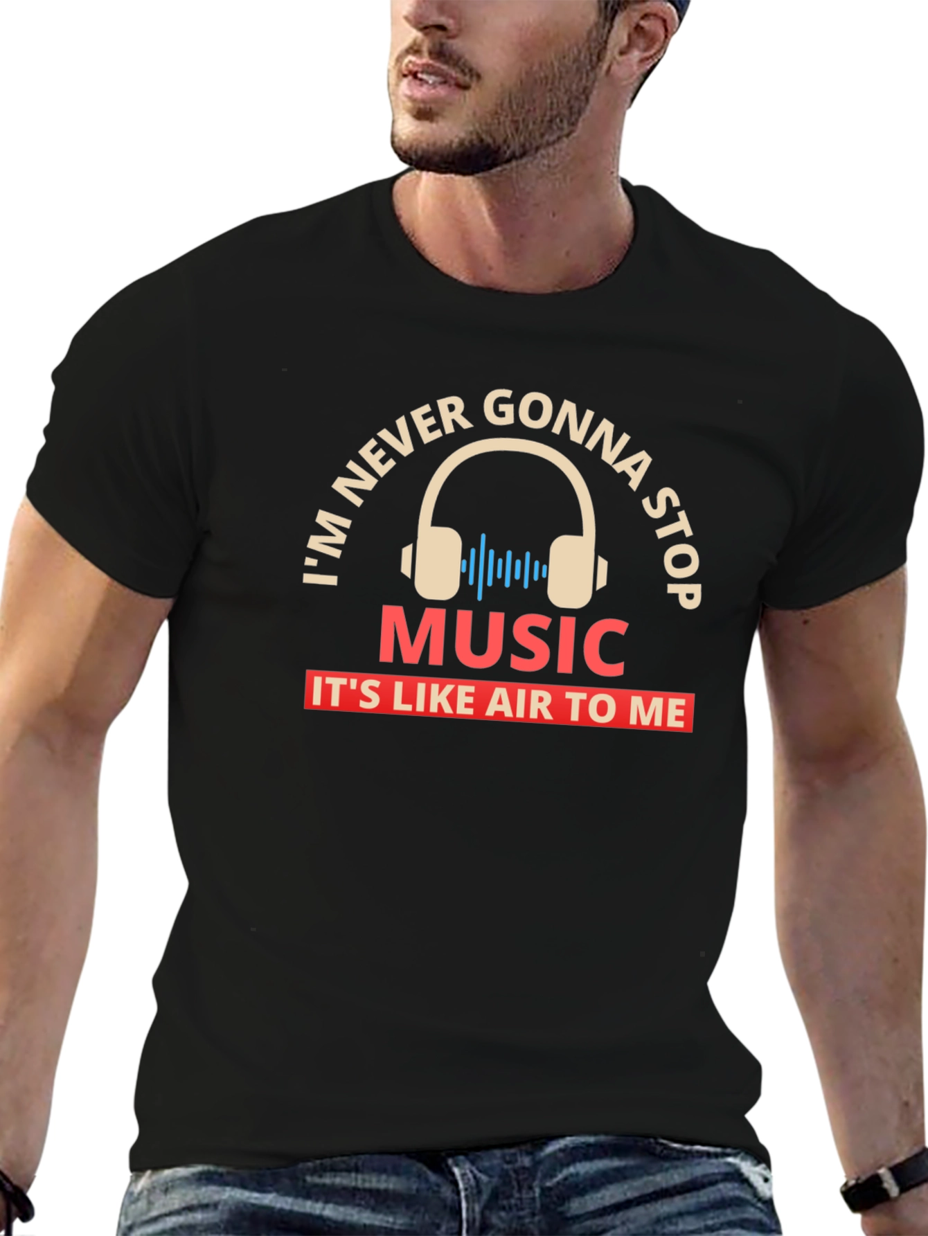 Music Lovers Tee: Never Gonna Stop