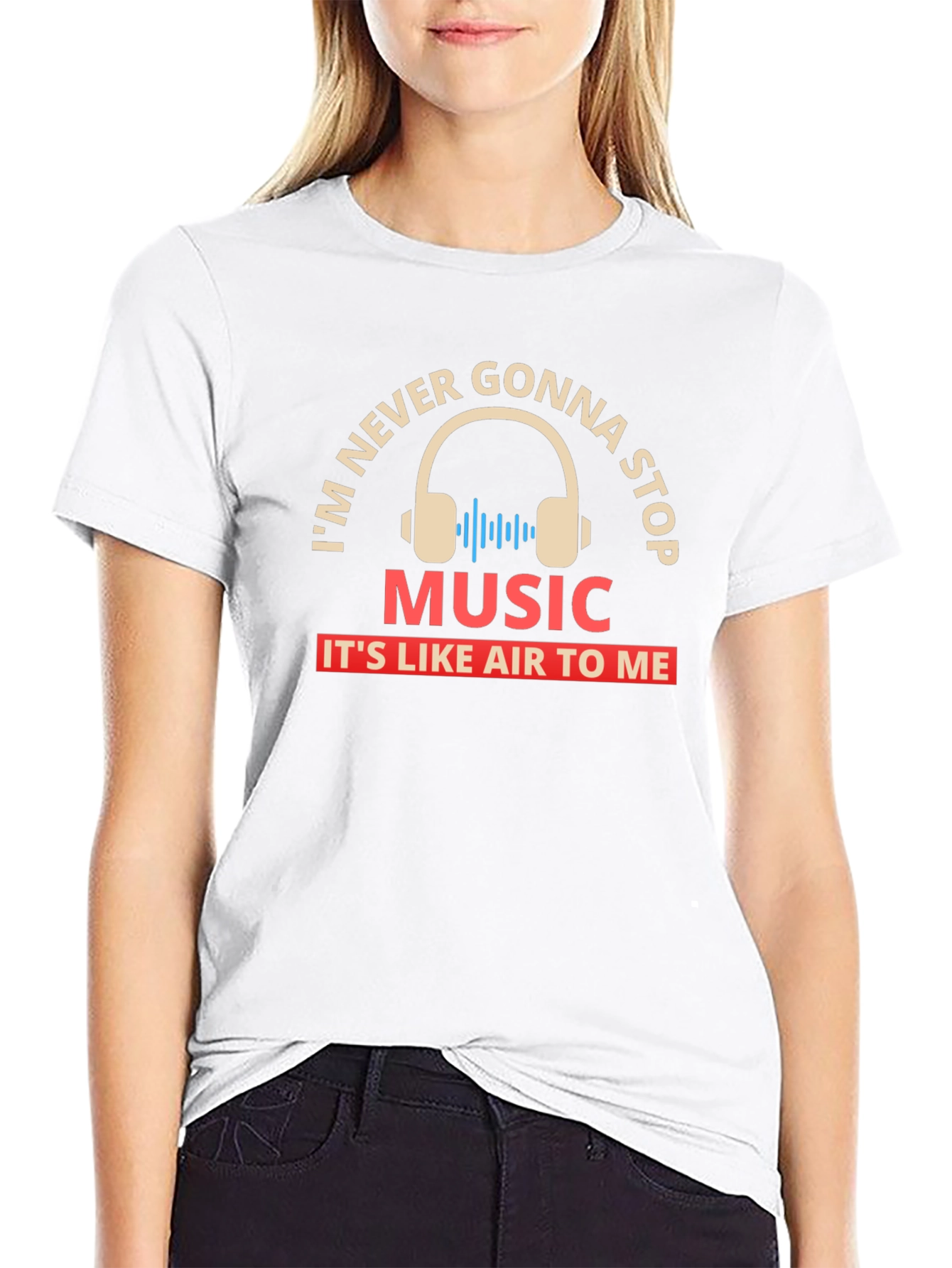 Music Lovers Tee: Never Gonna Stop