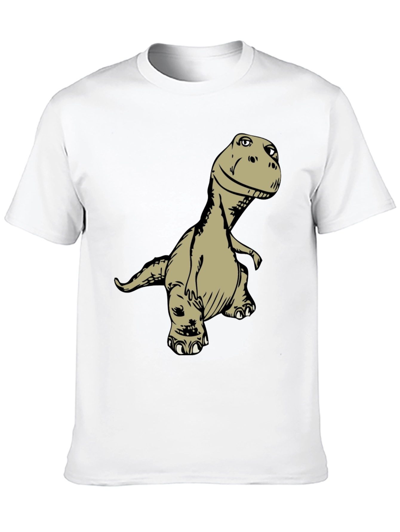 Dinosaur Graphic Tee - Mens Black T-Shirt