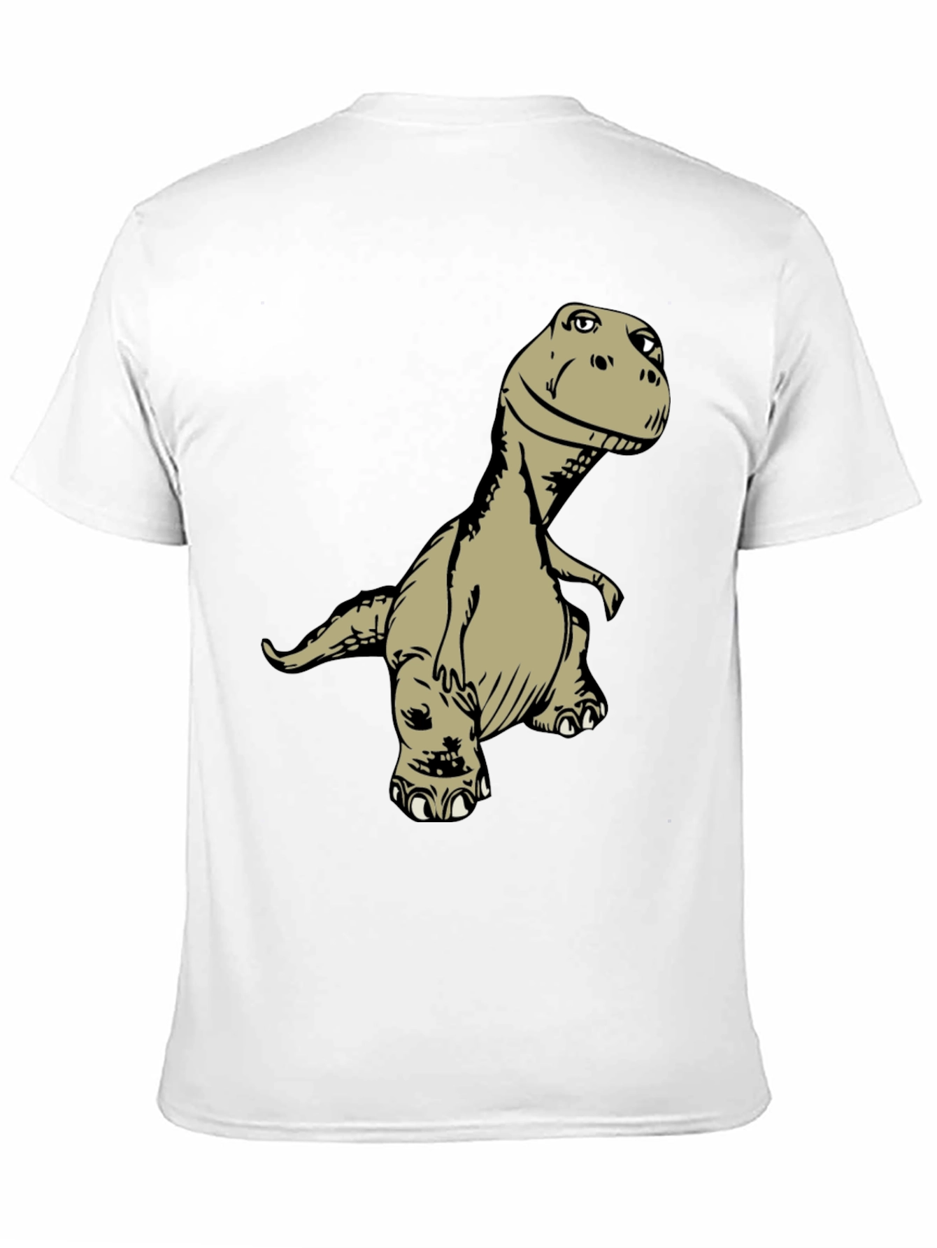Dinosaur Graphic Tee - Mens Black T-Shirt