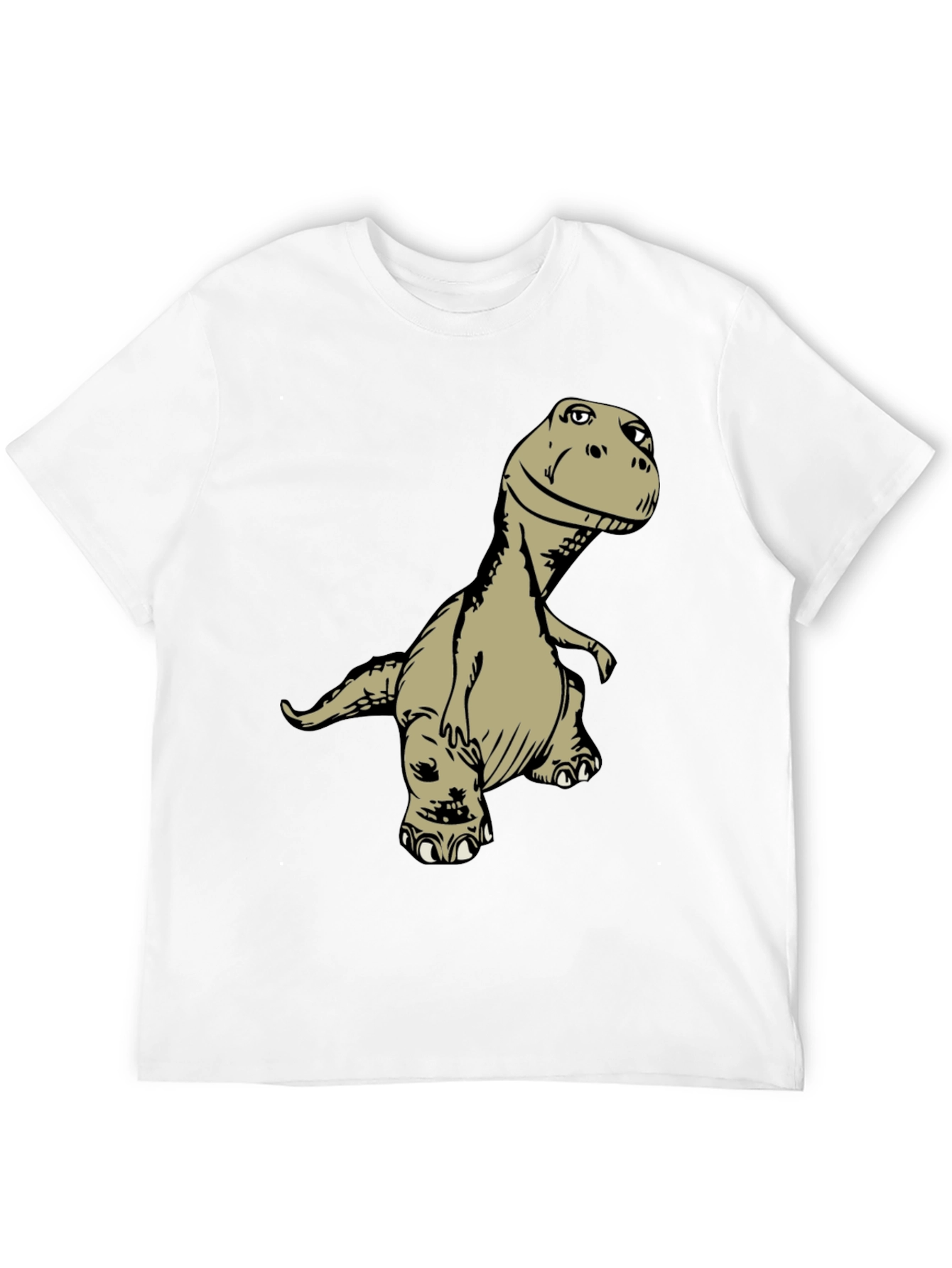 Dinosaur Graphic Tee - Mens Black T-Shirt