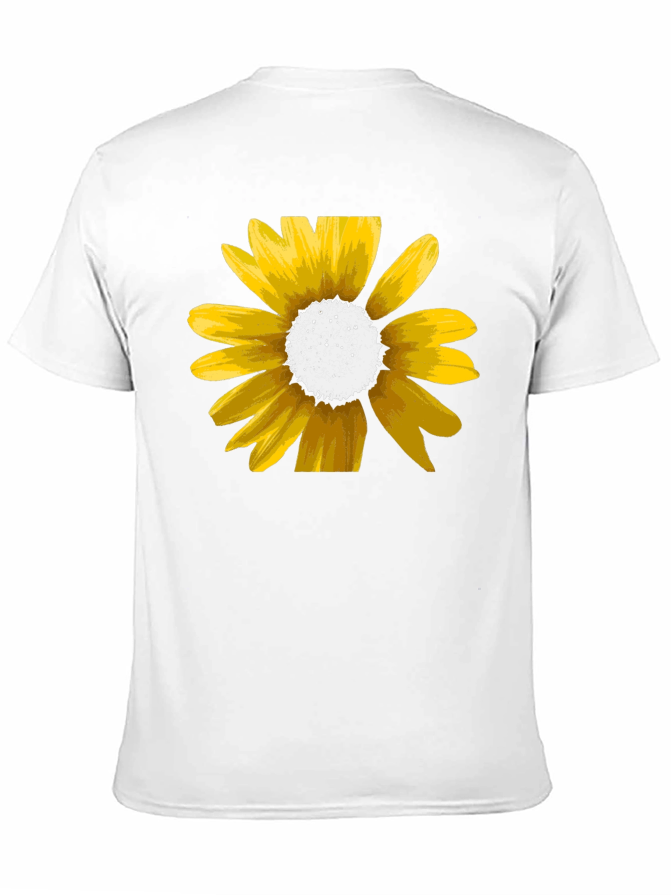 Sunflower Graphic Tee - Black Cotton Casual Shirt