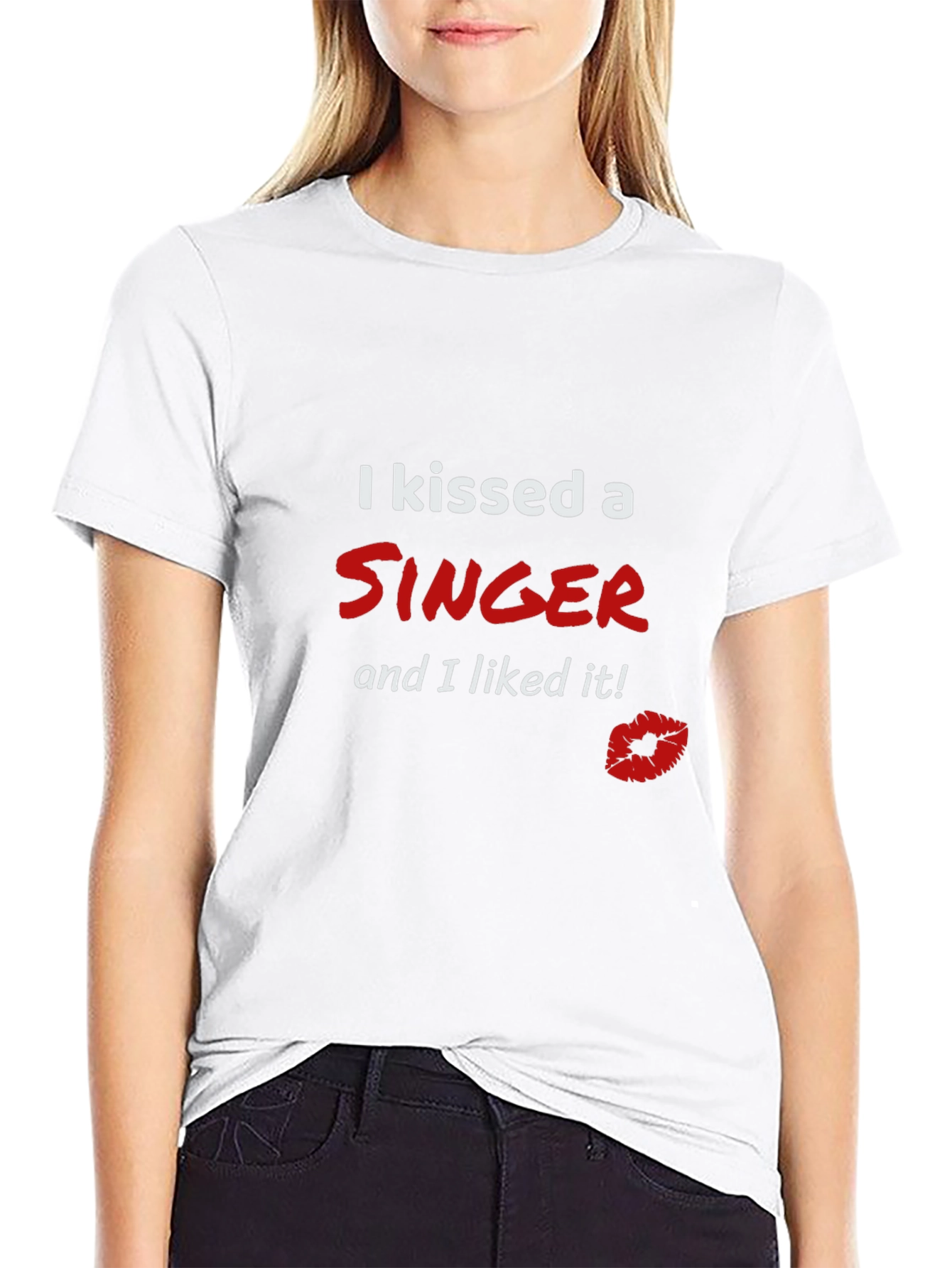 Kissed a Singer T-Shirt - Funny Graphic Tee