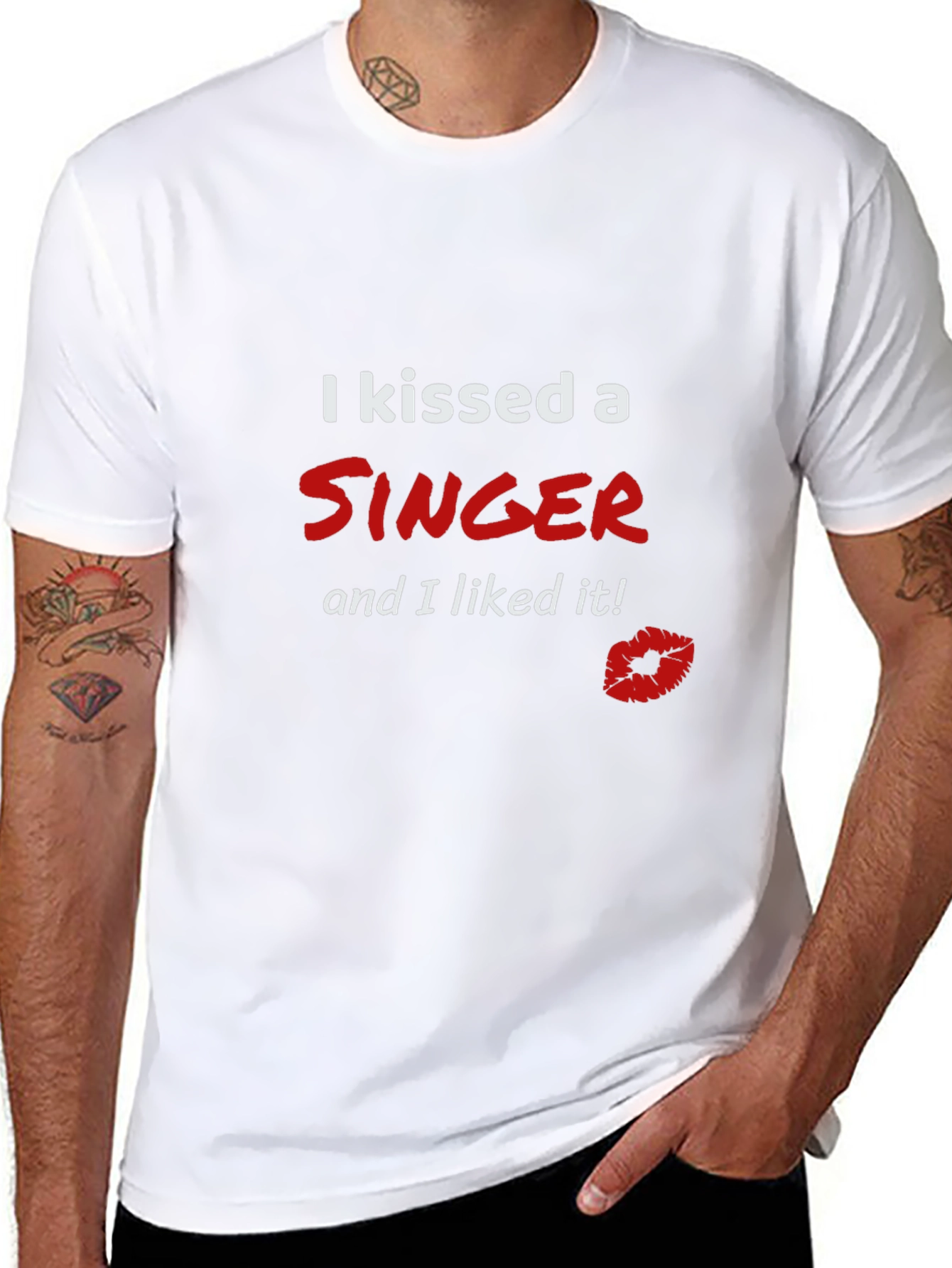 Kissed a Singer T-Shirt - Funny Graphic Tee