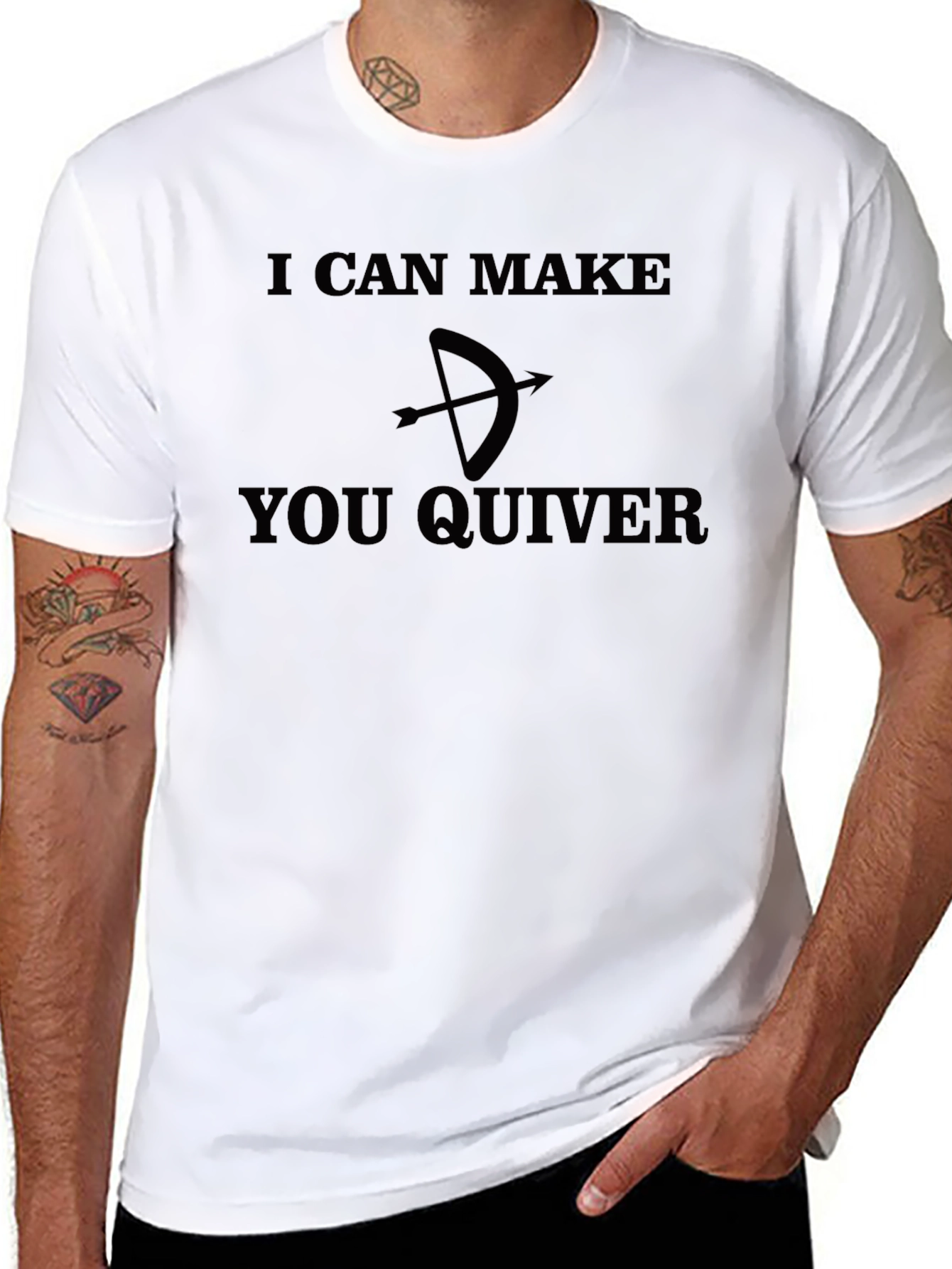 I Can Make You Quiver Black T-Shirt