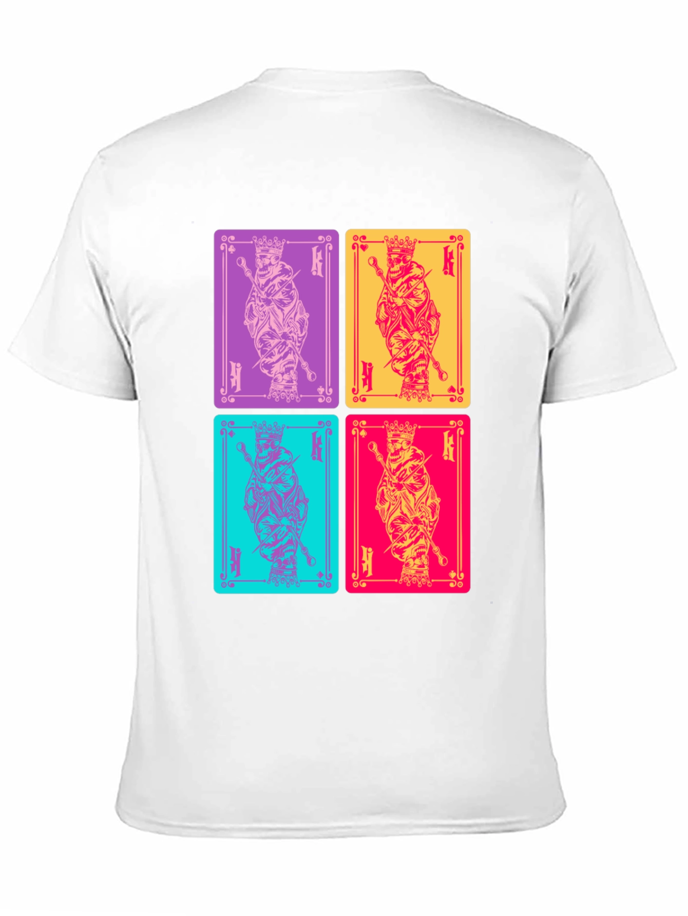 King Card T-Shirt: Graphic Print Tee