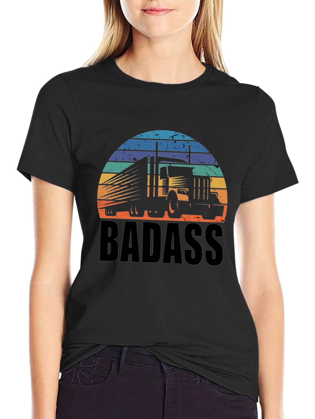 Trucker Badass T-Shirt: Bold Graphic Tee
