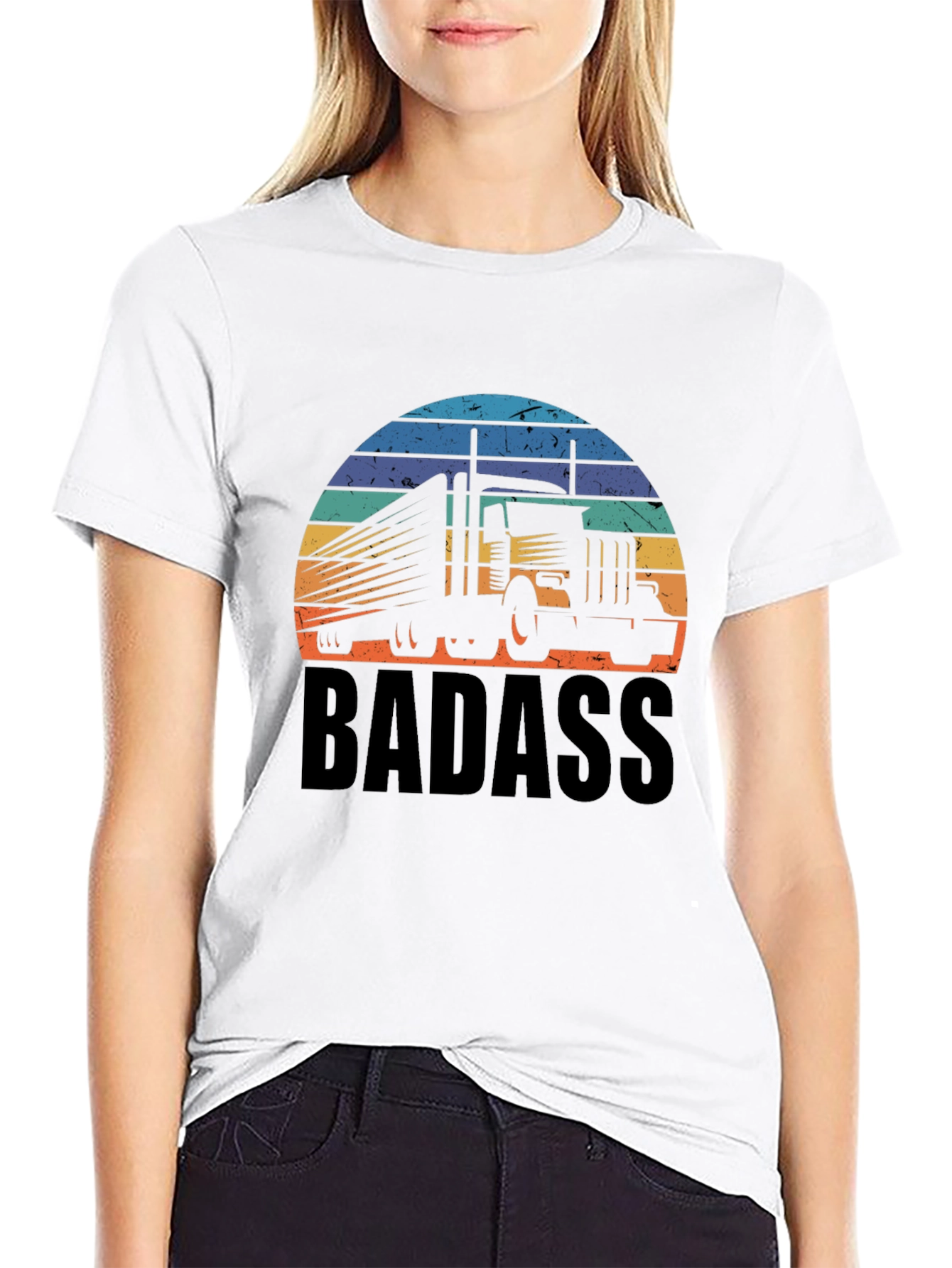 Trucker Badass T-Shirt: Bold Graphic Tee