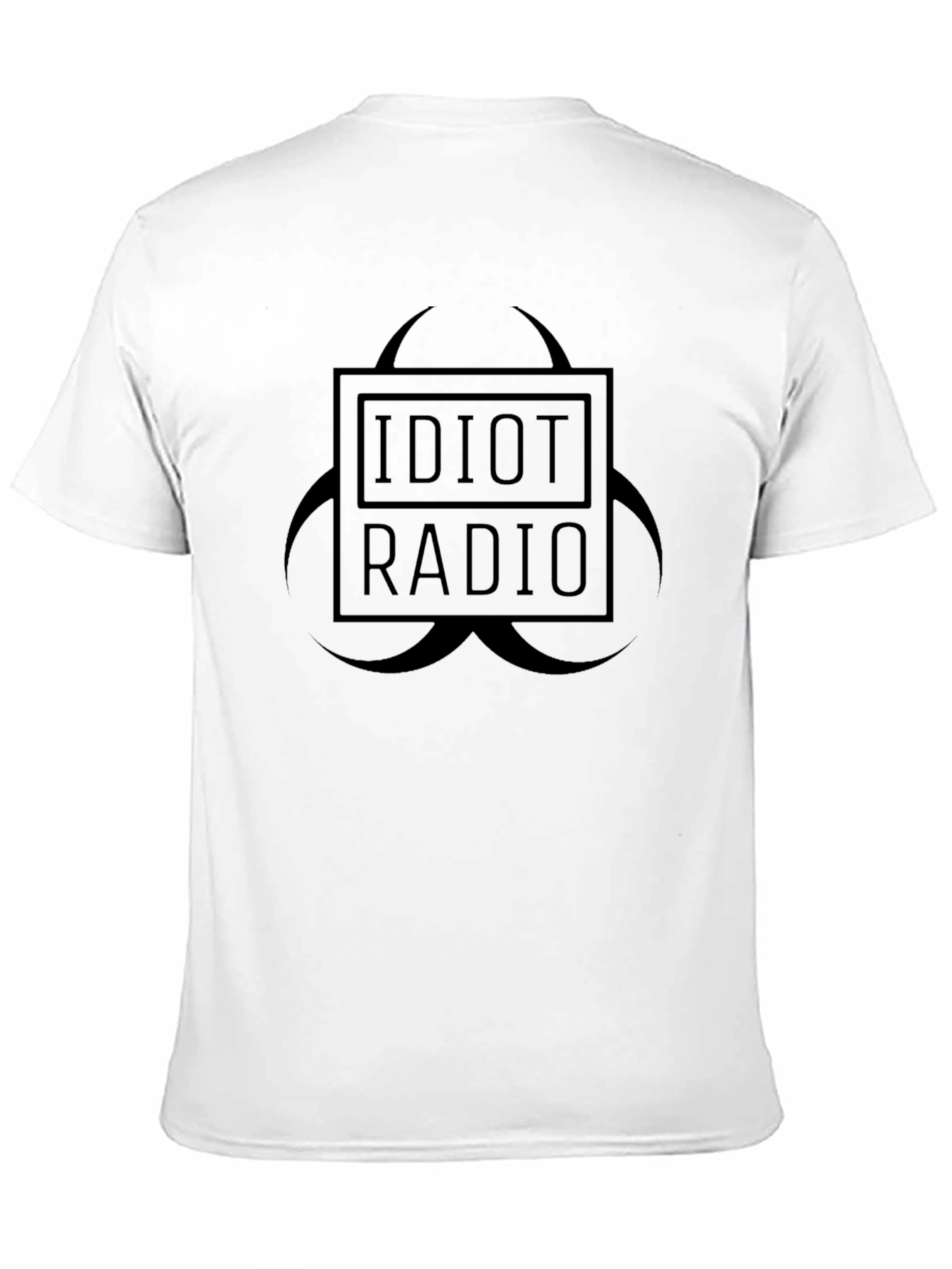 Idiot Radio Biohazard Symbol Black T-Shirt