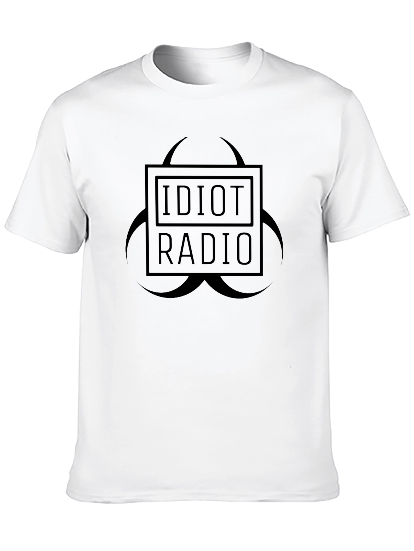 Idiot Radio Biohazard Symbol Black T-Shirt