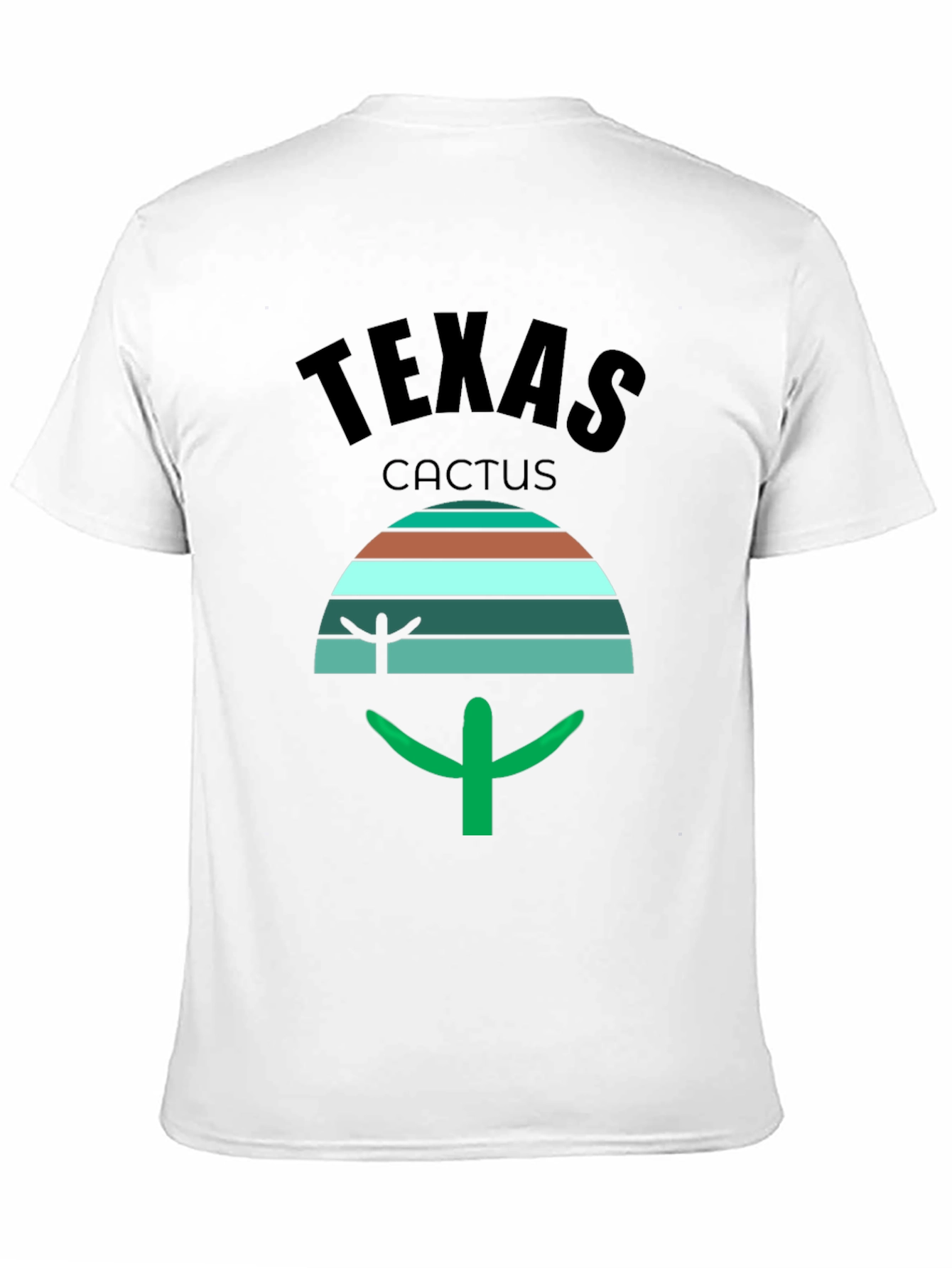 Texas Cactus Retro T-Shirt