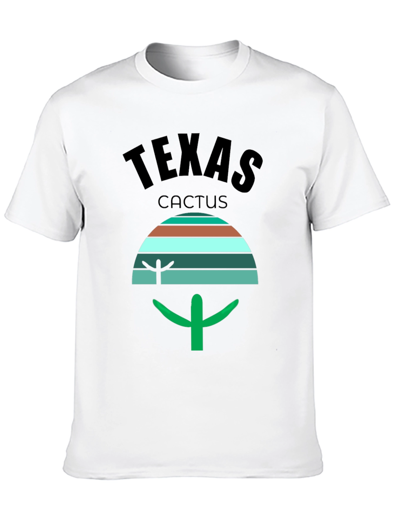 Texas Cactus Retro T-Shirt