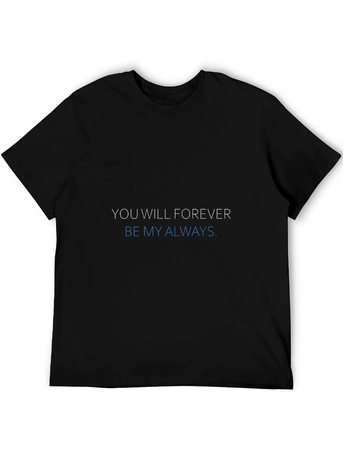 Romantic Always Black T-Shirt