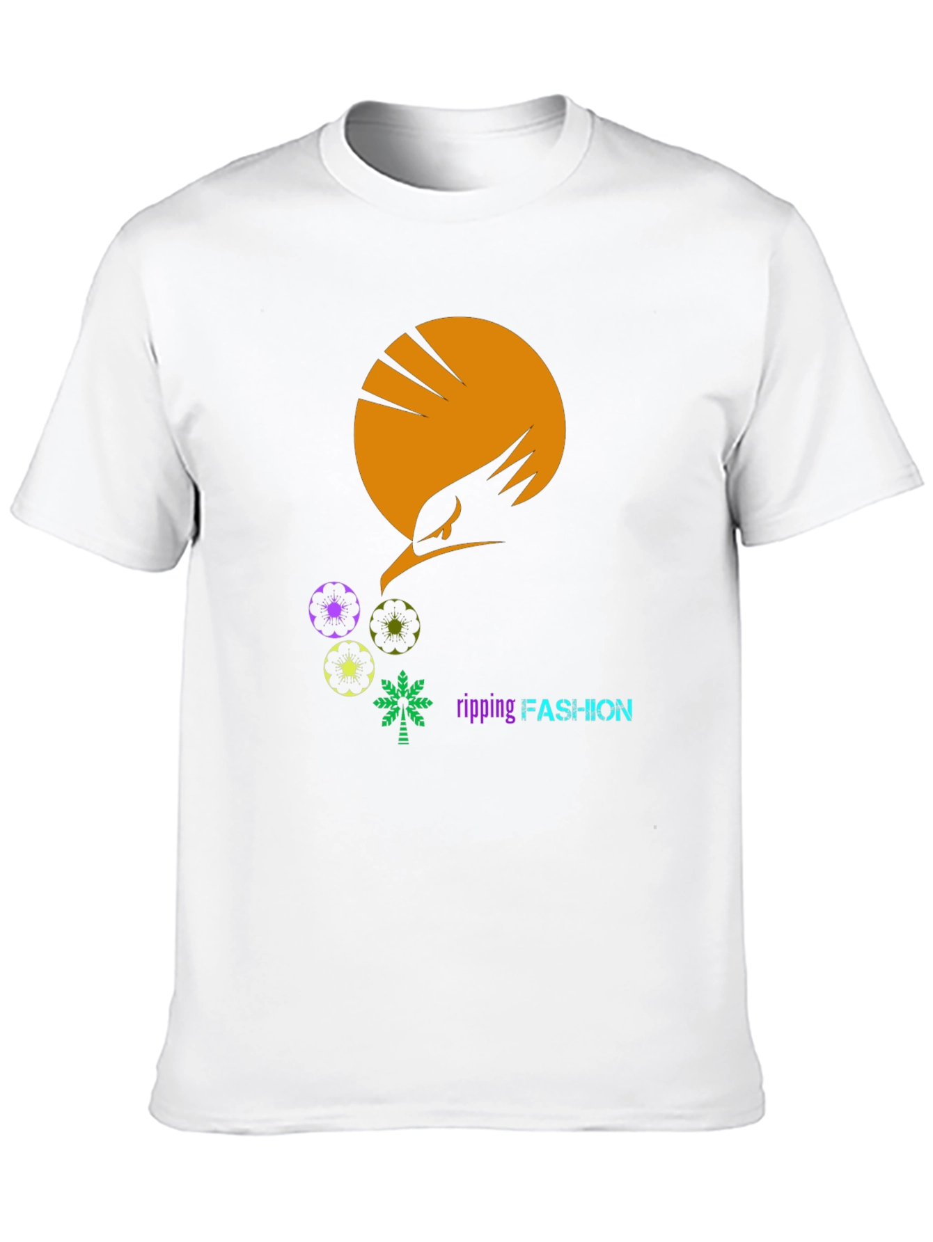 Stylish Graphic Print T-Shirt - Ripping Fashion