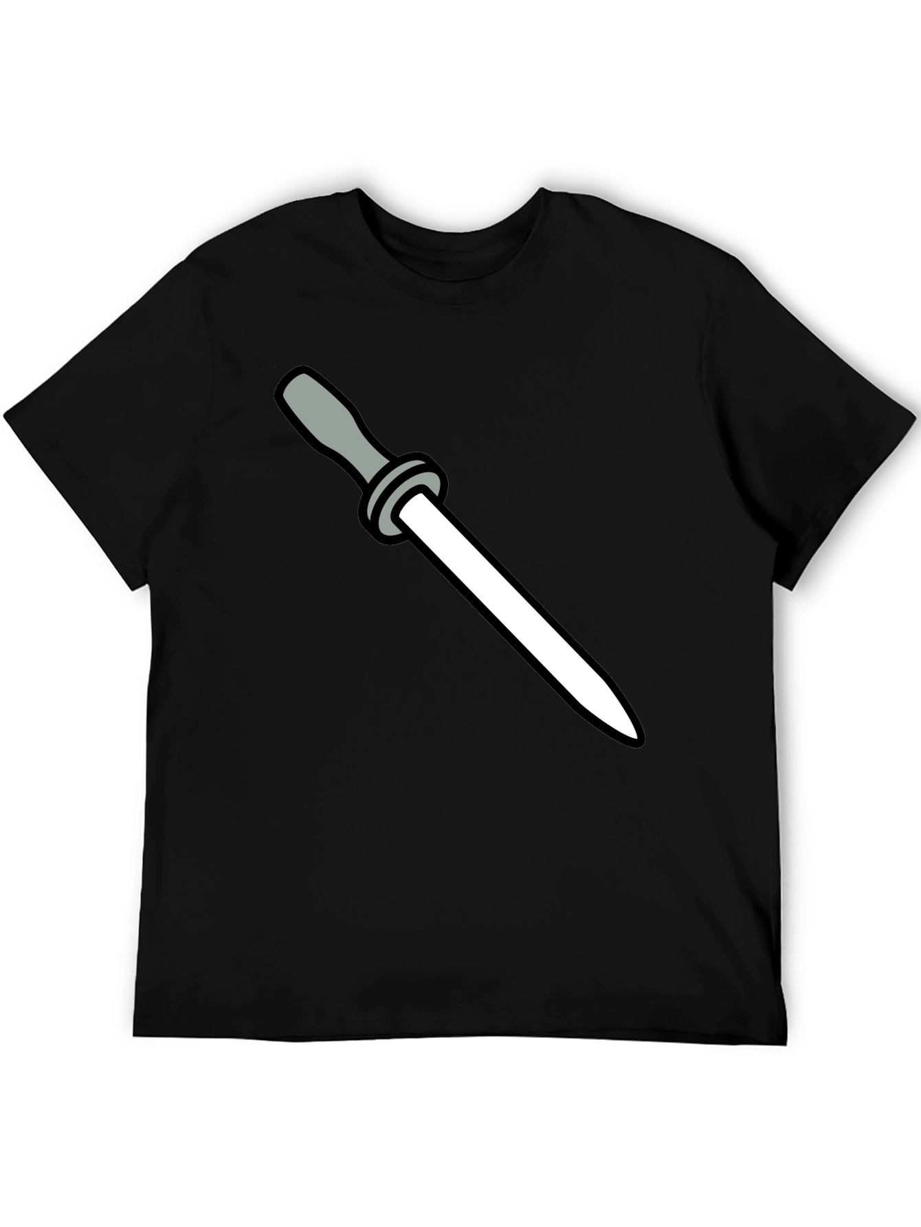 Knife Sharpening Steel Graphic T-Shirt