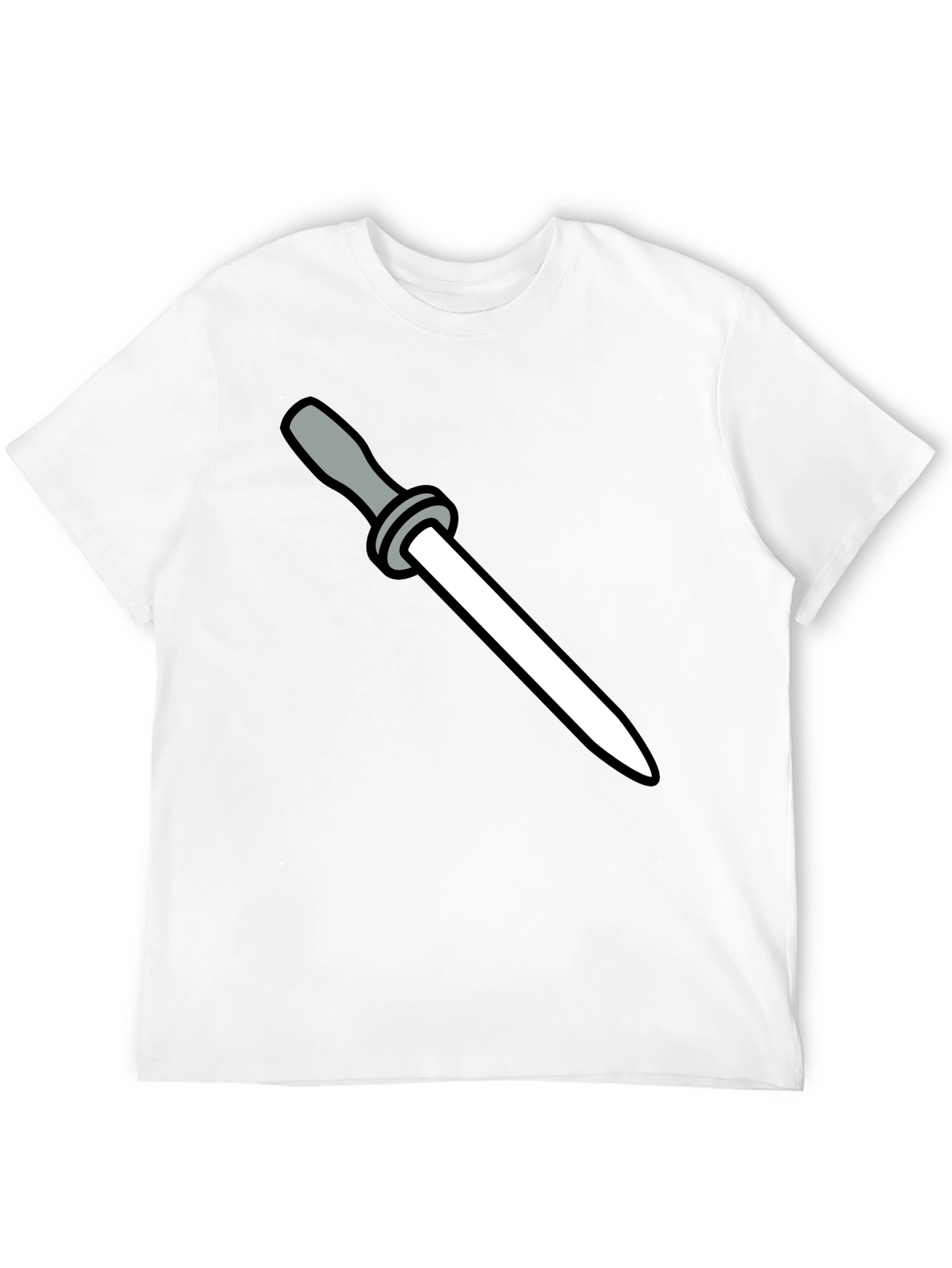 Knife Sharpening Steel Graphic T-Shirt