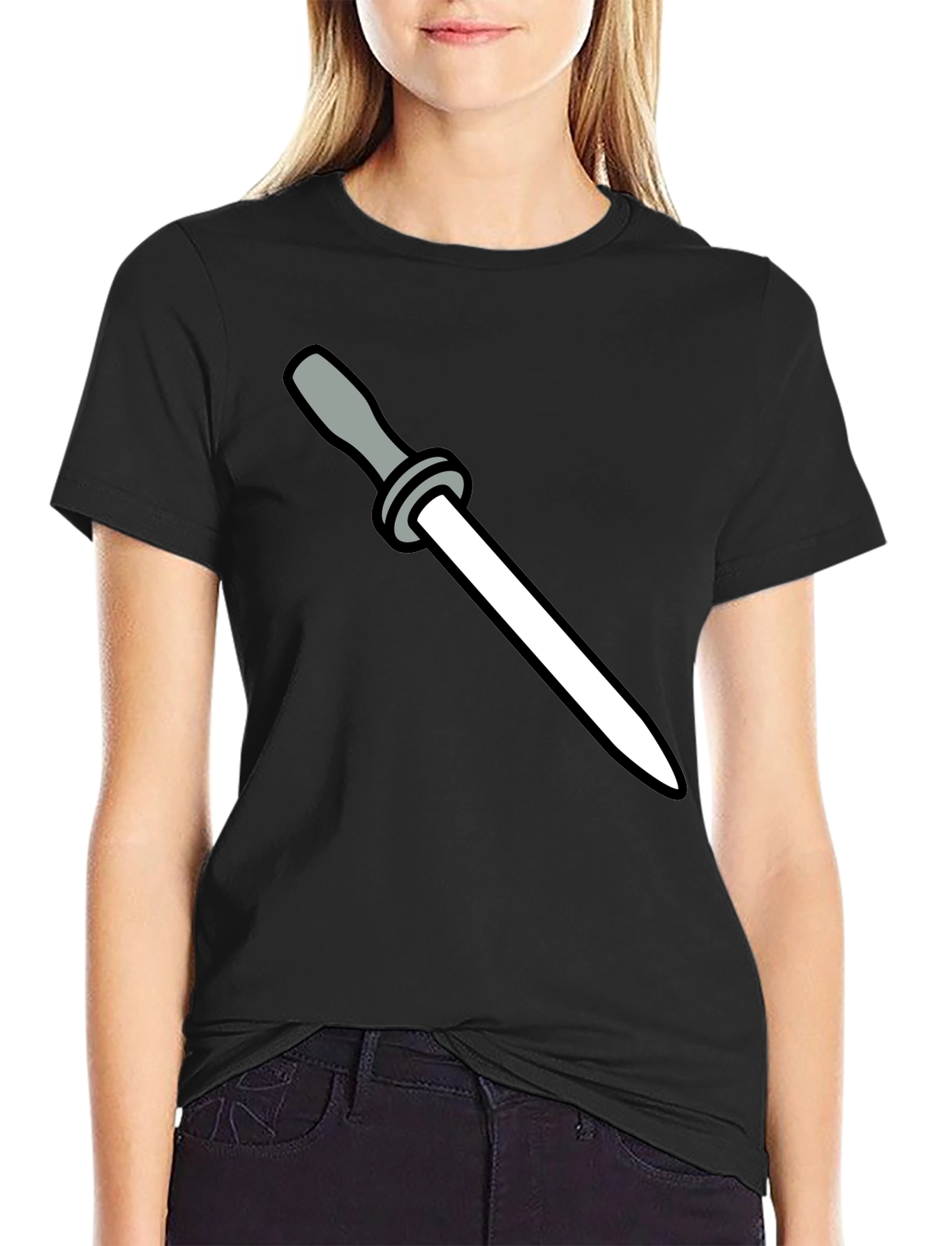 Knife Sharpening Steel Graphic T-Shirt
