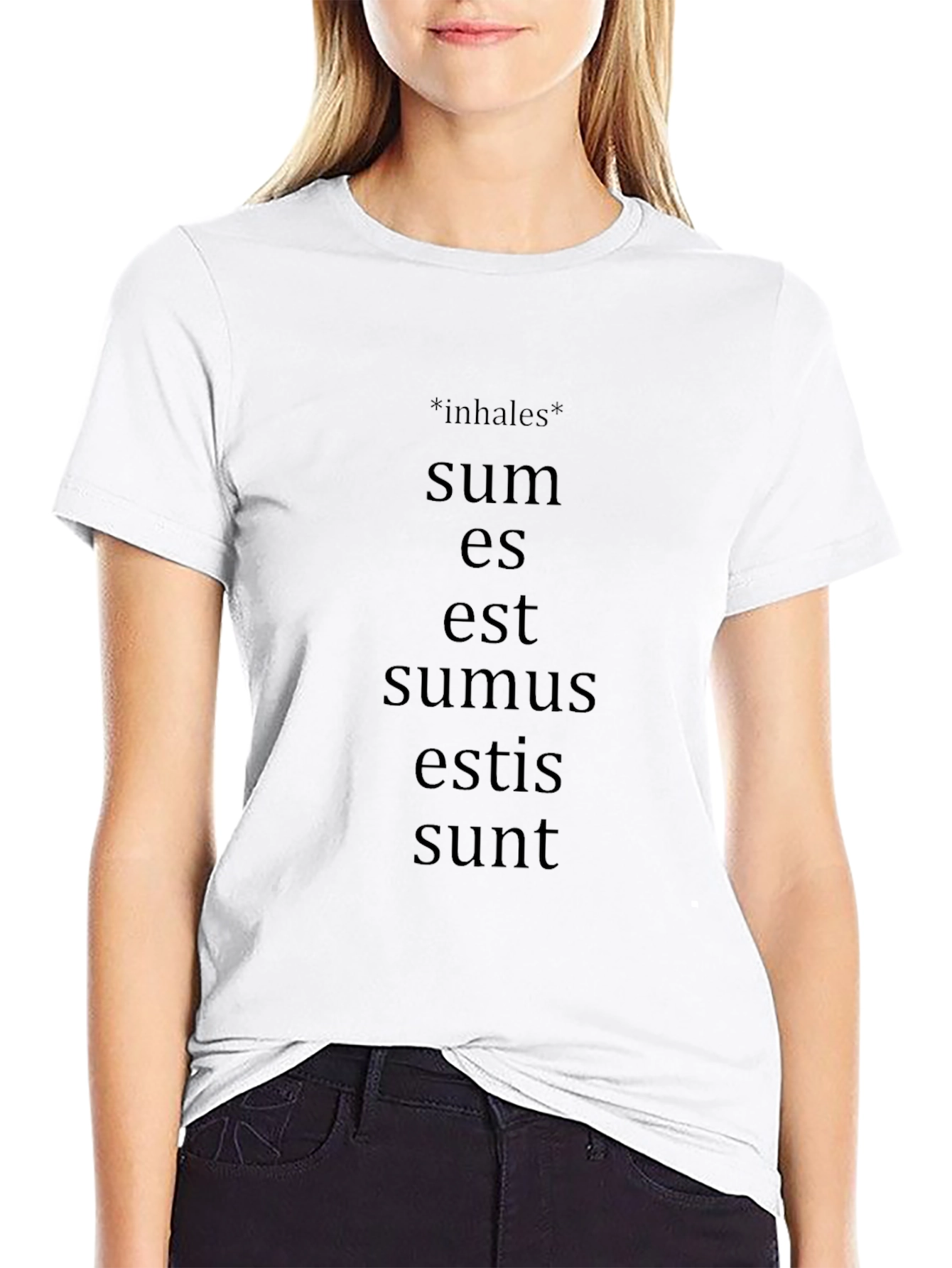 Latin Verb Conjugation T-Shirt - Grammar Humor Tee