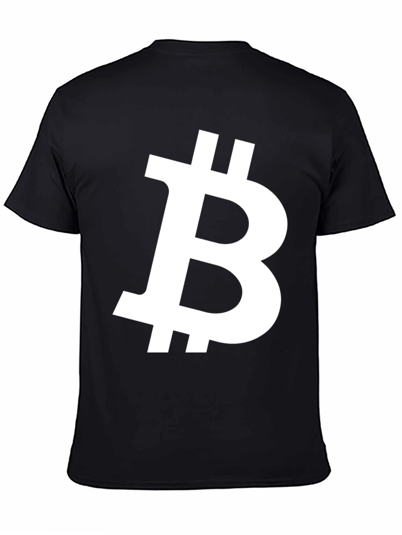 Bitcoin Symbol Black T-Shirt