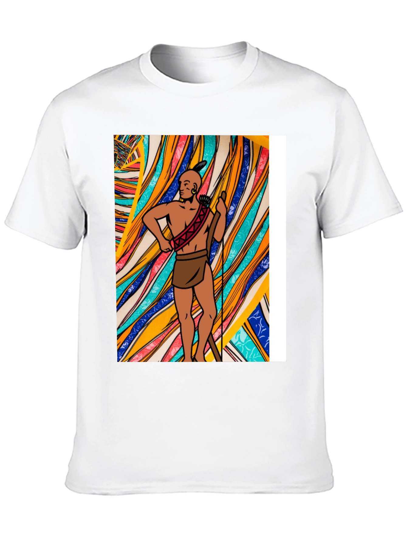 Native American Graphic Tee - Black