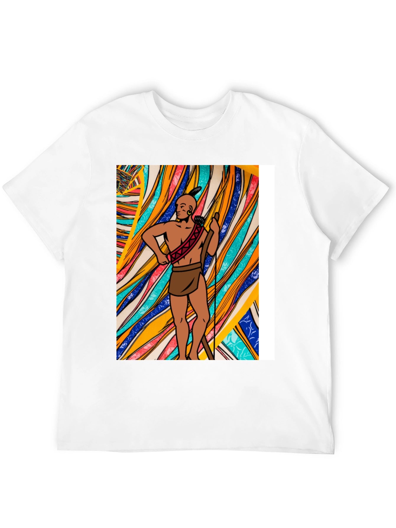 Native American Graphic Tee - Black