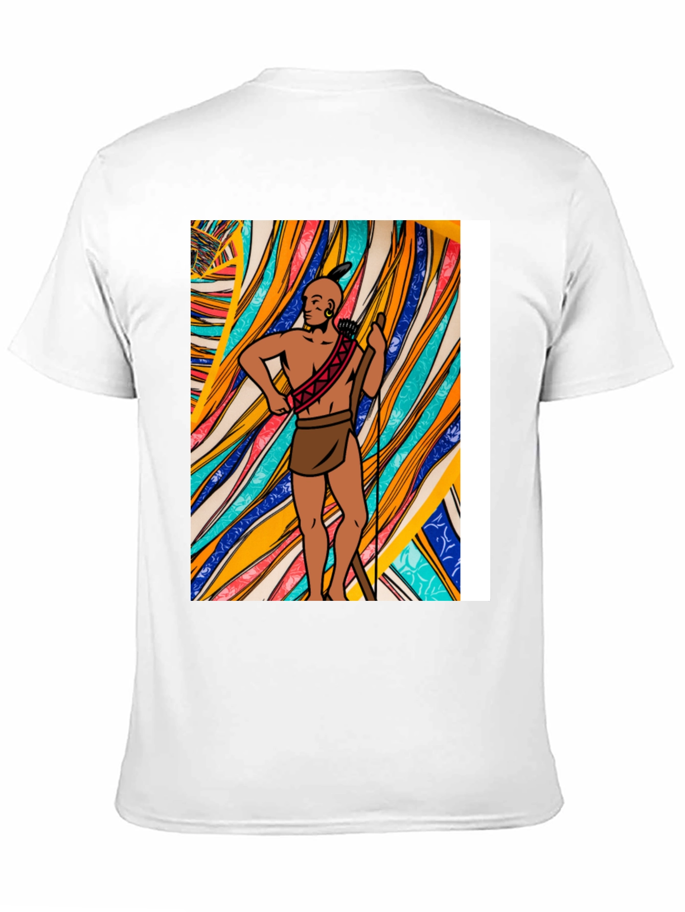 Native American Graphic Tee - Black